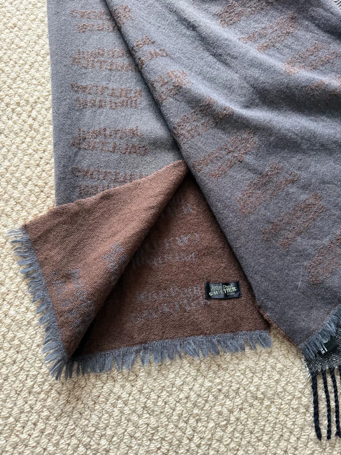 Jean Paul Gaultier Jean Paul Gaultier Scarf with Embroidery Size ONE SIZE - 3 Thumbnail