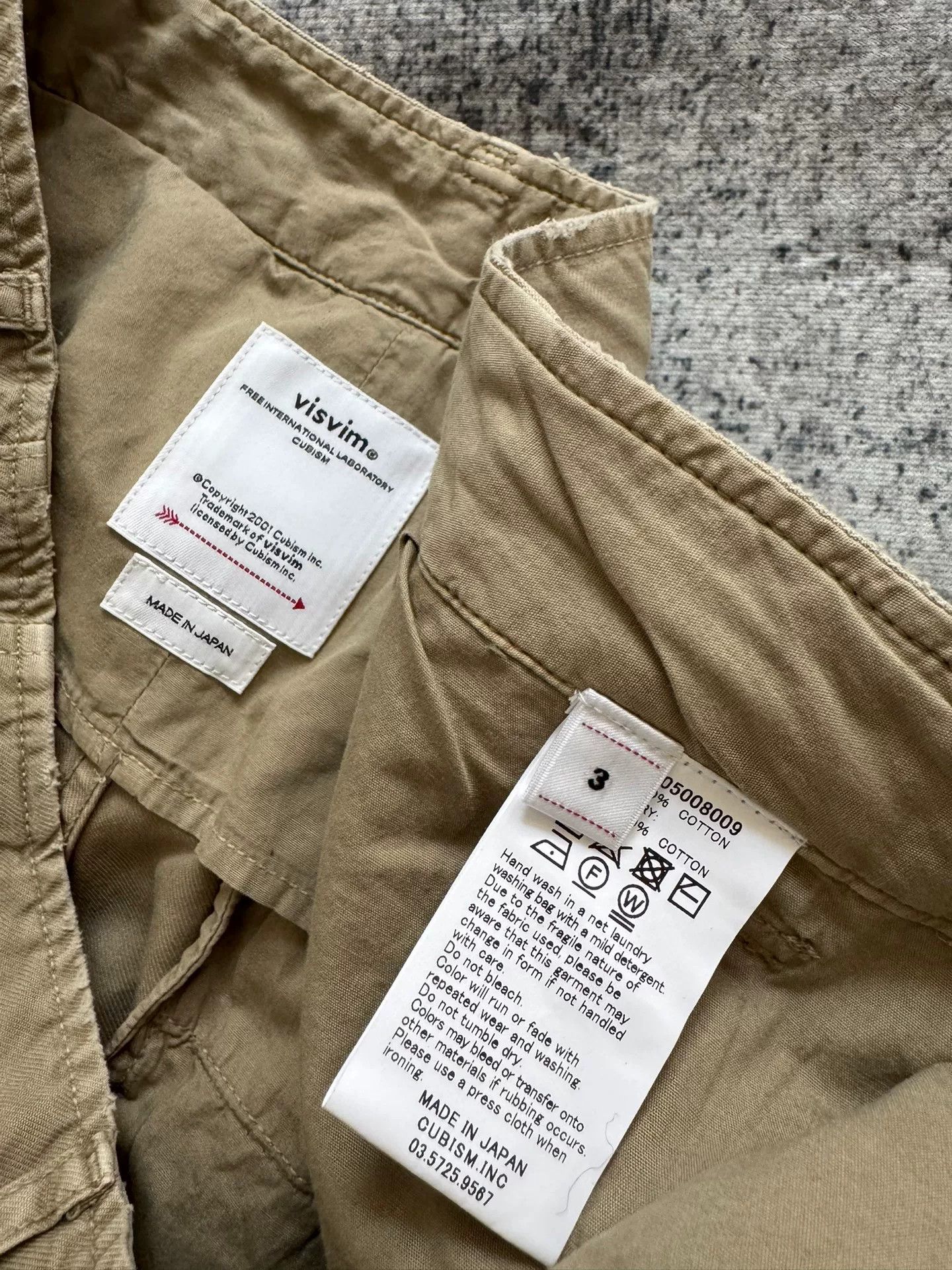 Visvim VISVIM EX WIDE CHINO PANTS CRASH Size US 28 / EU 44 - 2 Thumbnail