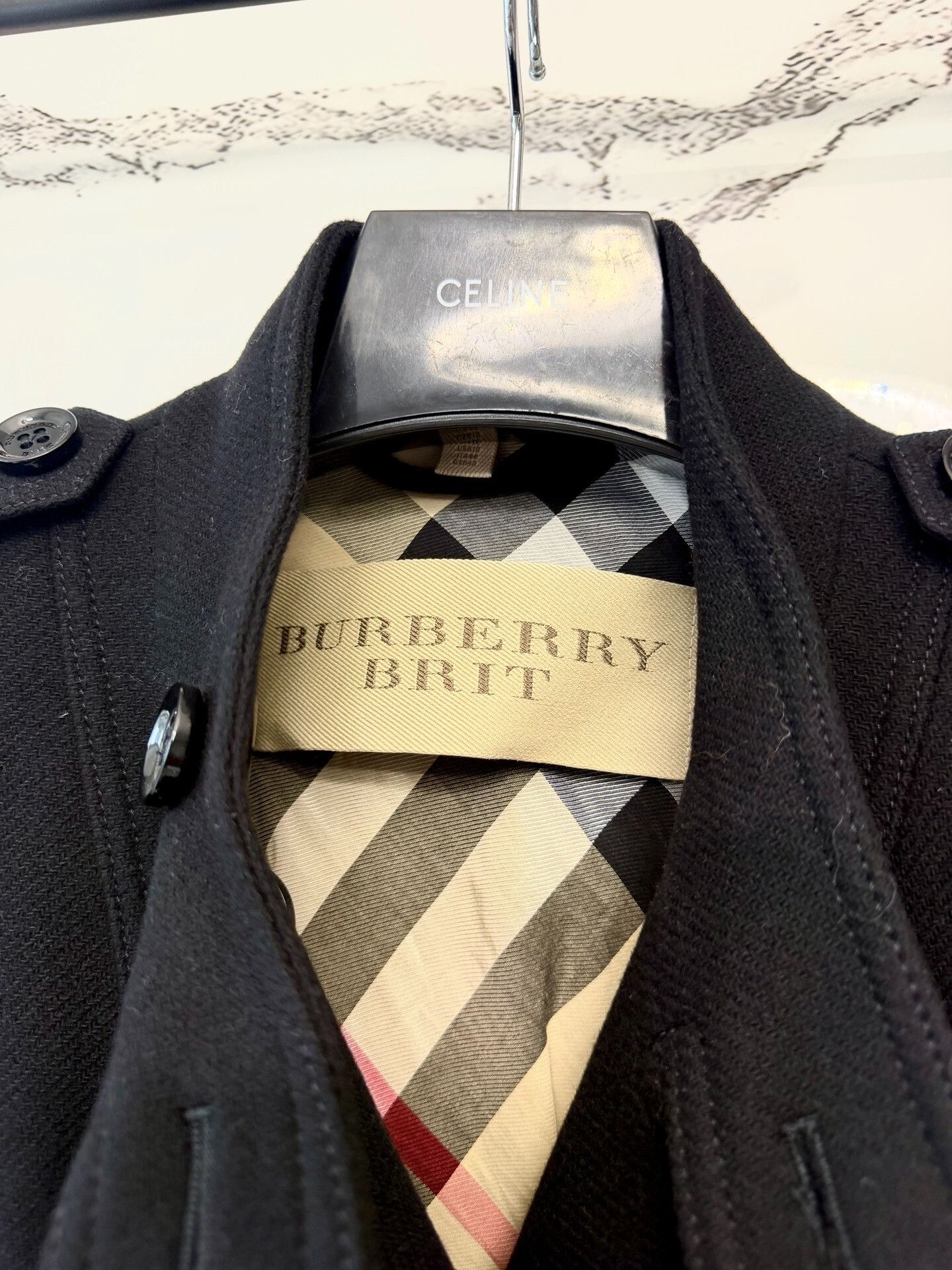 Burberry Burberry Black Coat for Women Size S / US 4 / IT 40 - 3 Thumbnail