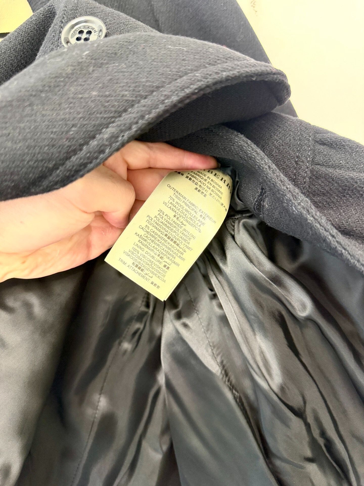 Burberry Burberry Black Coat for Women Size S / US 4 / IT 40 - 5 Thumbnail