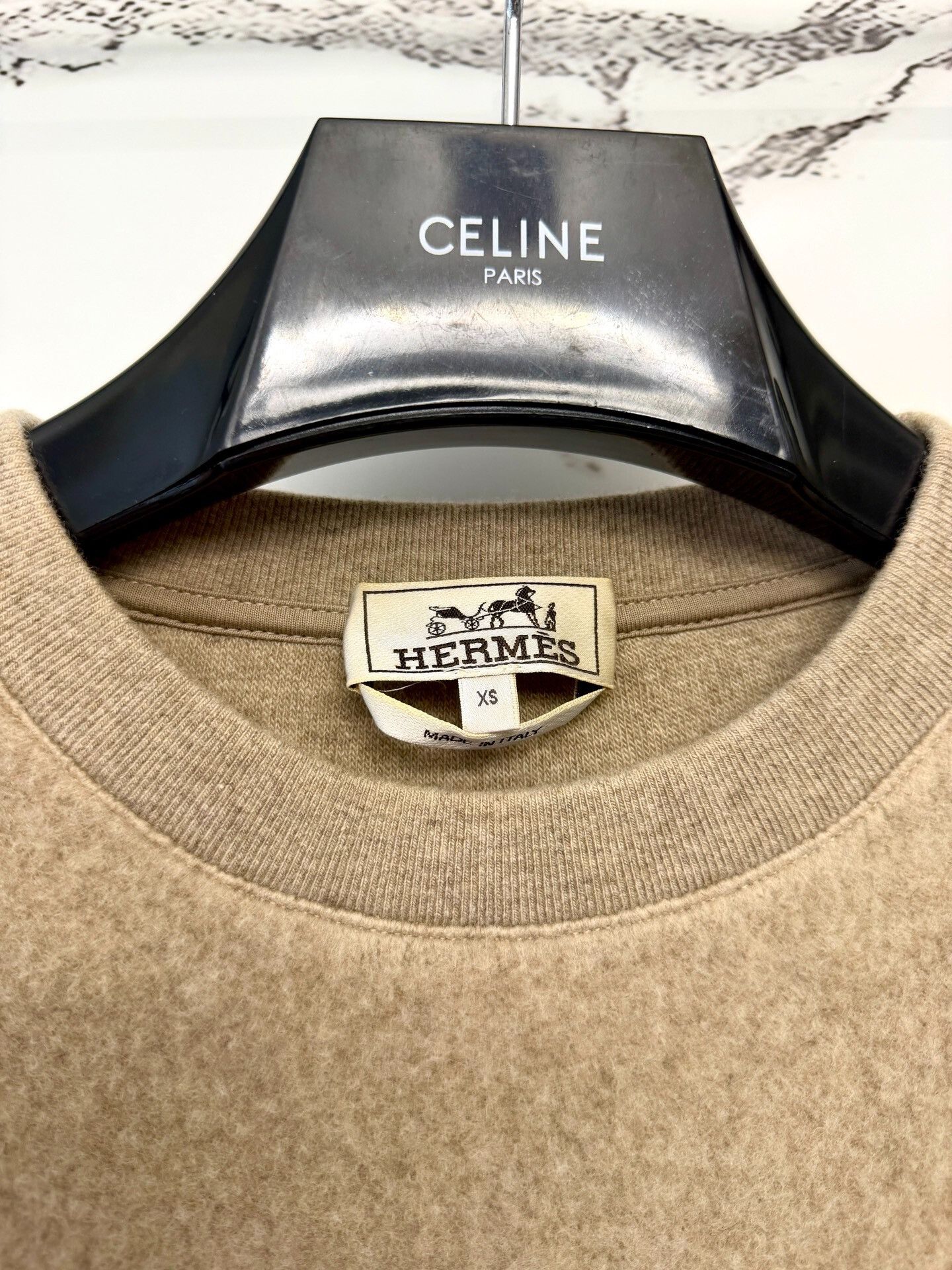 Hermes Hermes Brown Leather Zip Hoodie Size XS / US 0-2 / IT 36-38 - 3 Thumbnail