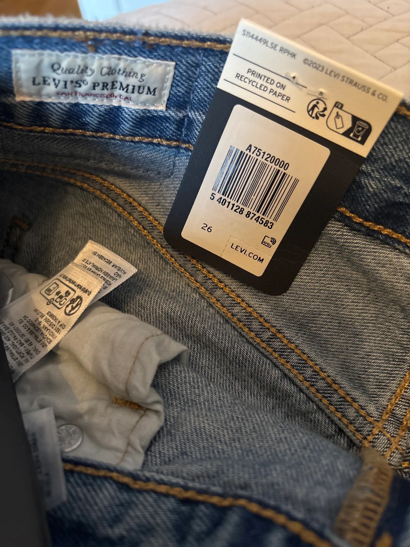 Levi's Levi's Skirt Size 26" / US 2 / IT 38 - 2 Thumbnail