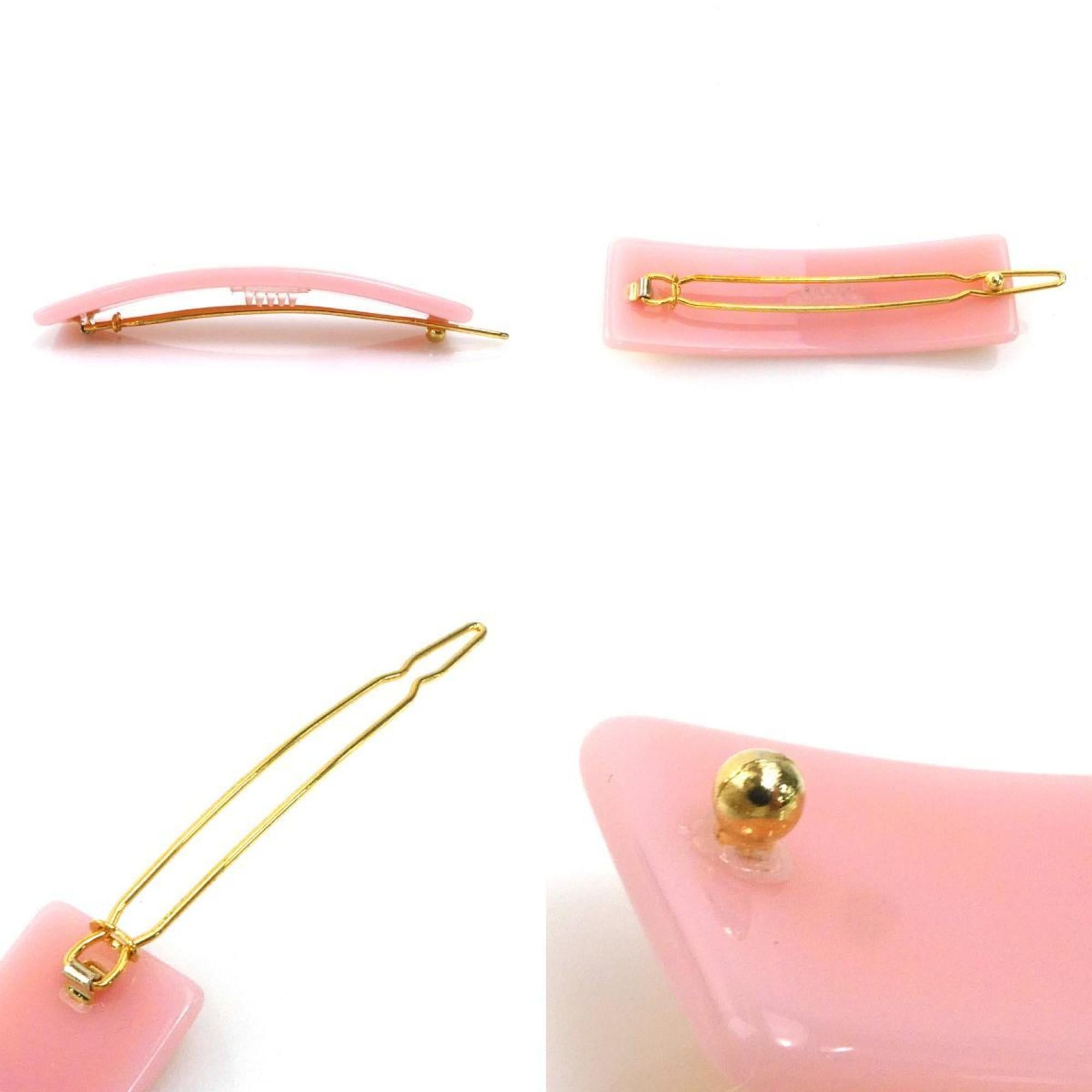 Fendi Fendi Barrette Hairpin, Acrylic, Pink and Yellow, Kids, h31846a Size ONE SIZE - 4 Thumbnail