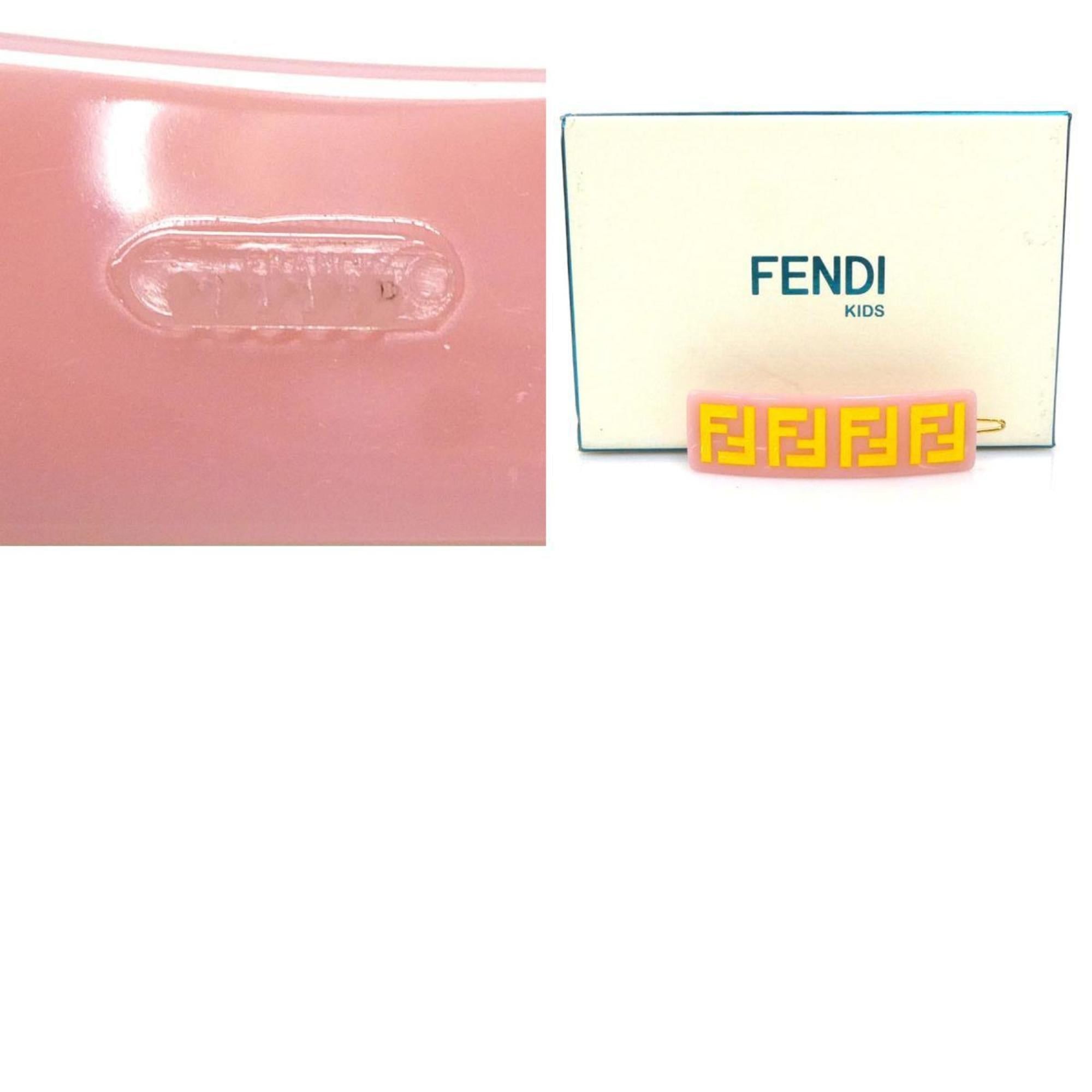 Fendi Fendi Barrette Hairpin, Acrylic, Pink and Yellow, Kids, h31846a Size ONE SIZE - 5 Thumbnail