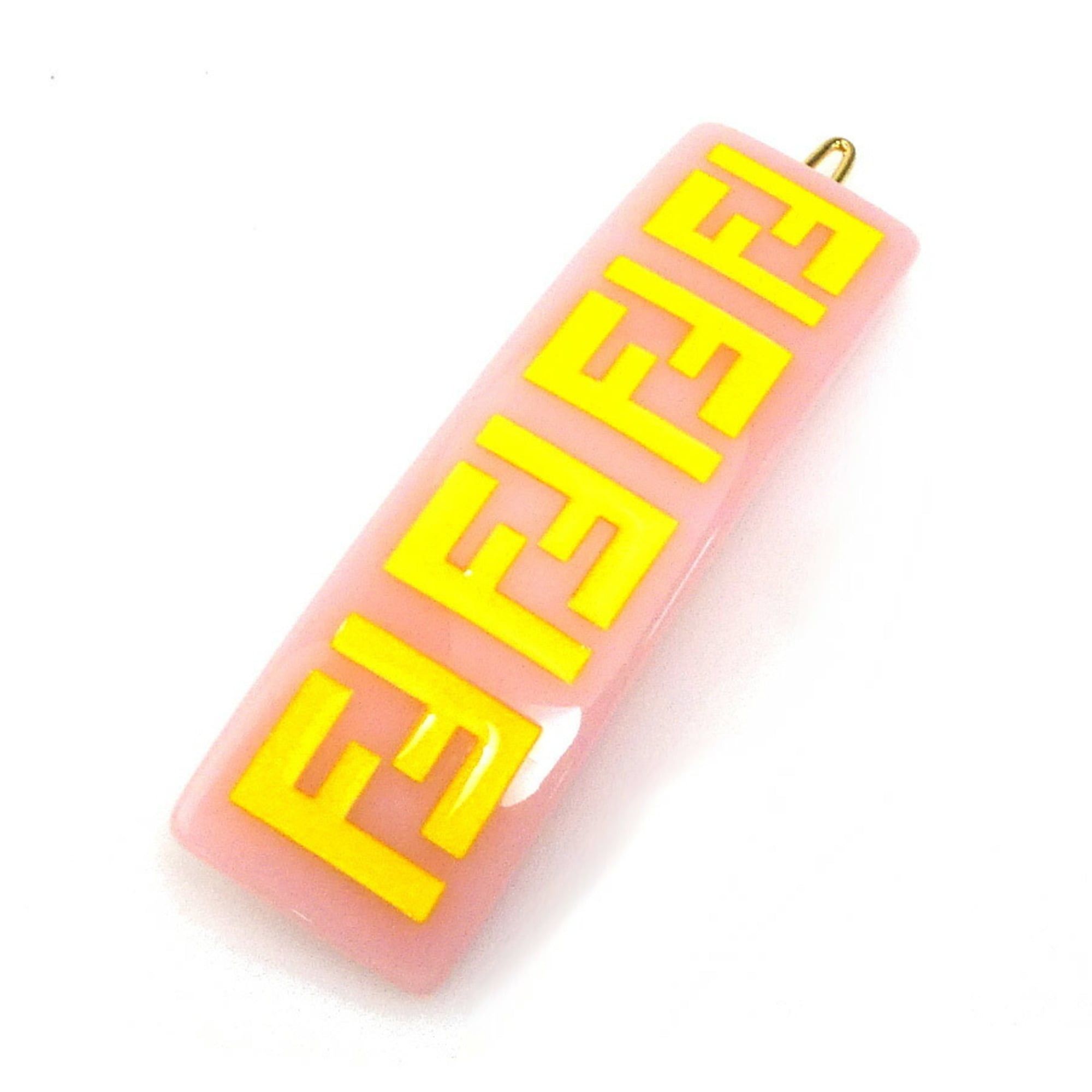 Fendi Fendi Barrette Hairpin, Acrylic, Pink and Yellow, Kids, h31846a Size ONE SIZE - 2 Thumbnail