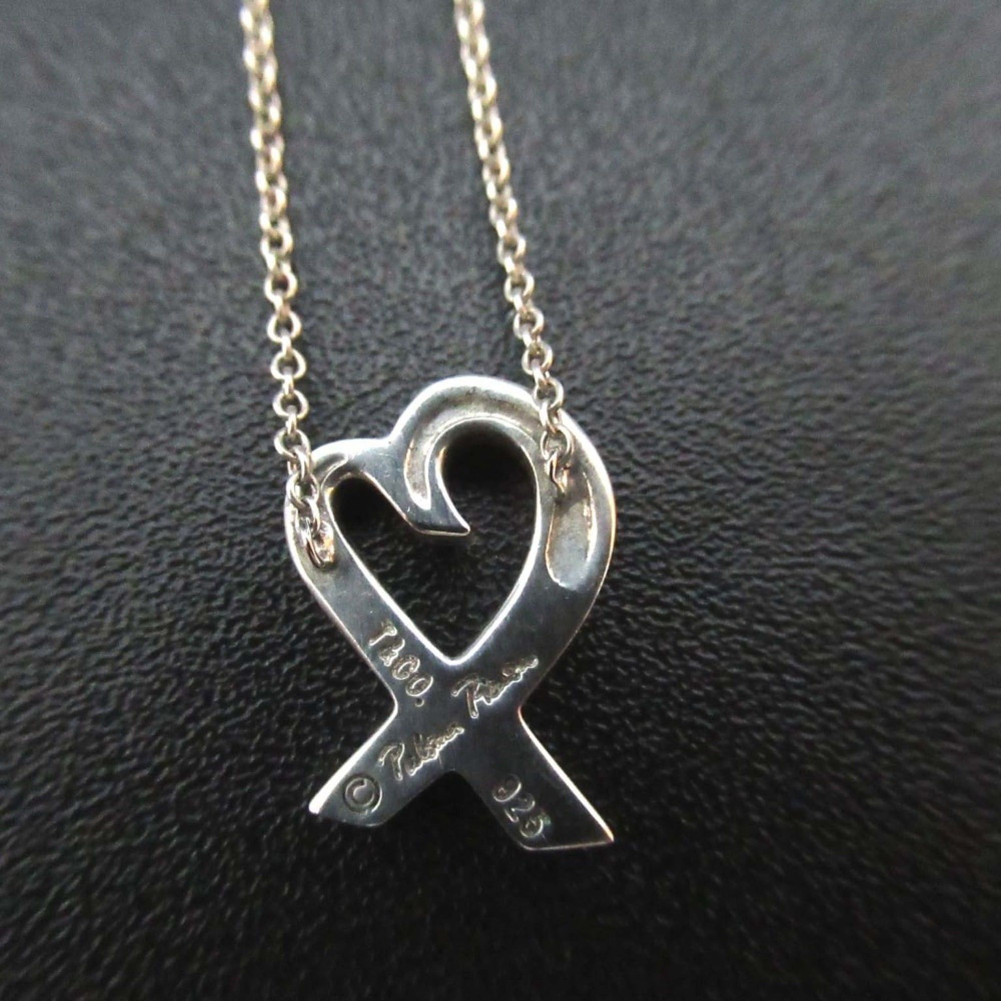 Tiffany & Co. Tiffany & Co. Paloma Picasso Loving Heart Necklace Pendant in 925 SV Silver for Women Size ONE SIZE - 2 Thumbnail