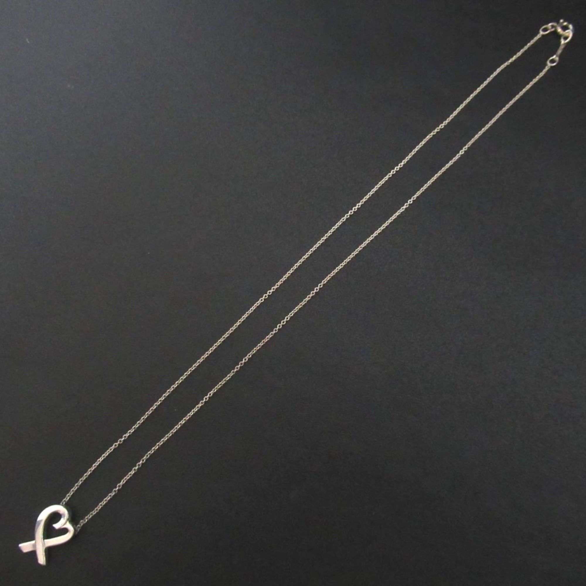 Tiffany & Co. Tiffany & Co. Paloma Picasso Loving Heart Necklace Pendant in 925 SV Silver for Women Size ONE SIZE - 3 Thumbnail