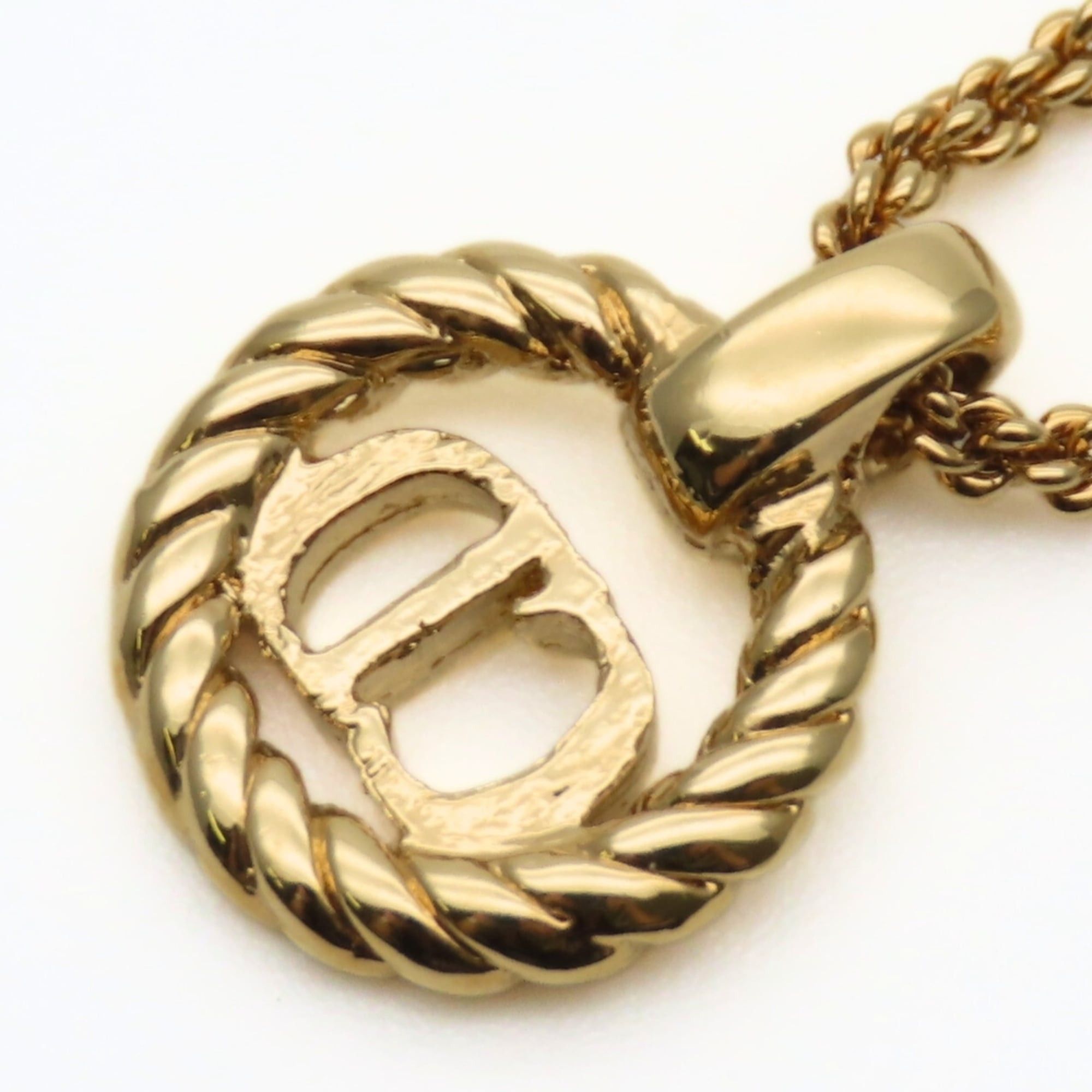 Dior Christian Dior CD logo necklace in gold-plated metal. GP. Women's. Size ONE SIZE - 5 Thumbnail