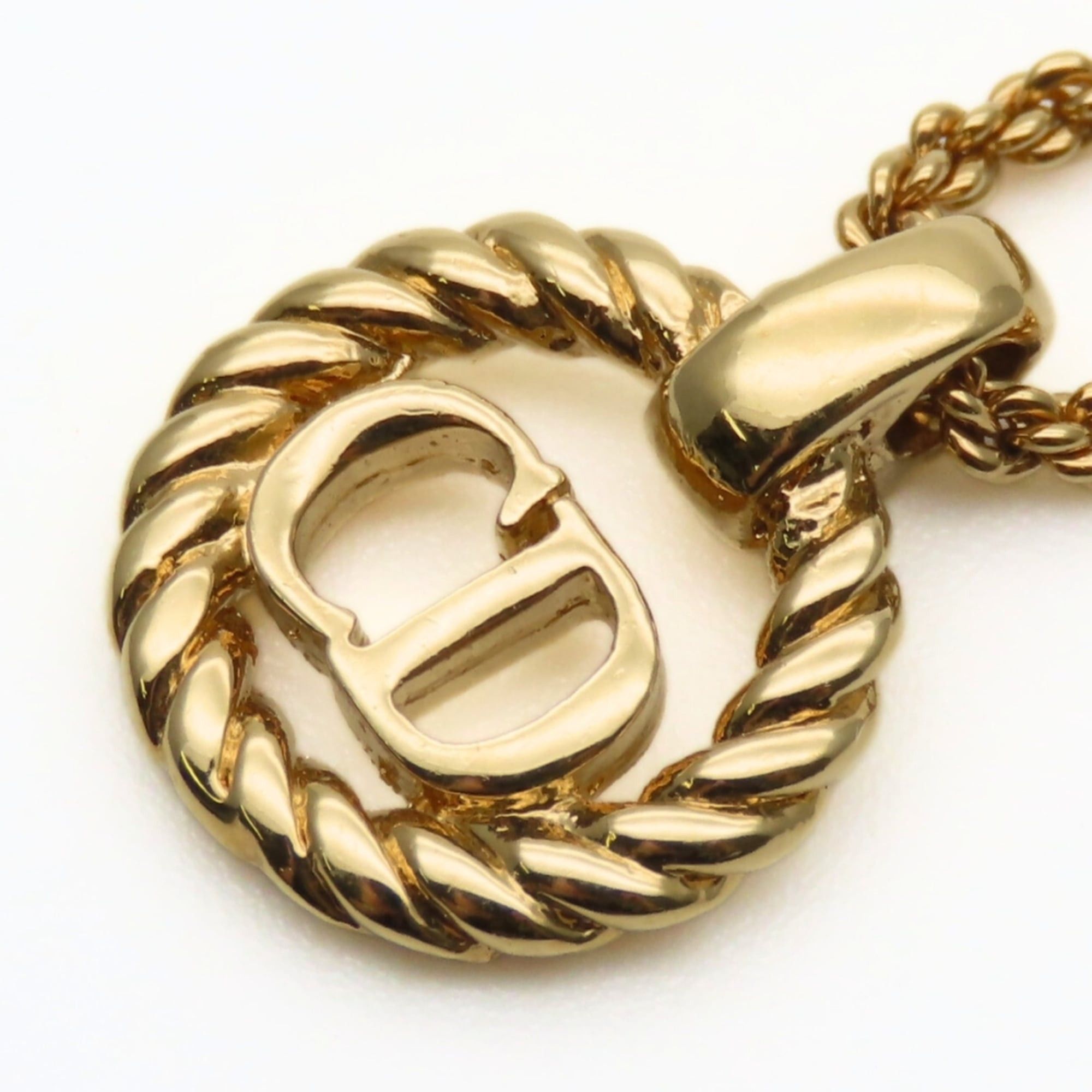 Dior Christian Dior CD logo necklace in gold-plated metal. GP. Women's. Size ONE SIZE - 4 Thumbnail