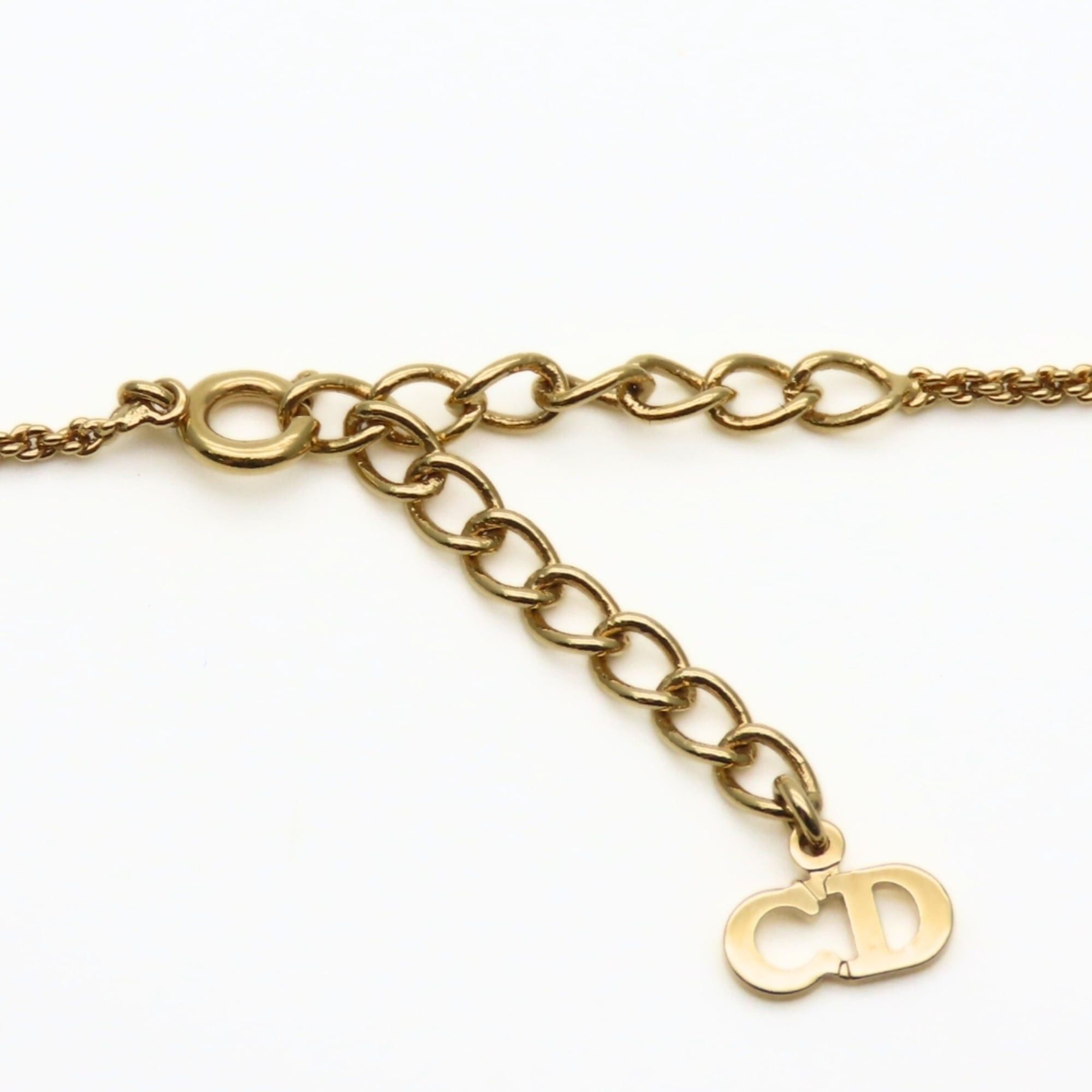 Dior Christian Dior CD logo necklace in gold-plated metal. GP. Women's. Size ONE SIZE - 10 Thumbnail
