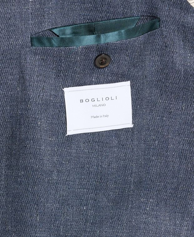 Boglioli Linen blazer Size 50R - 2 Thumbnail