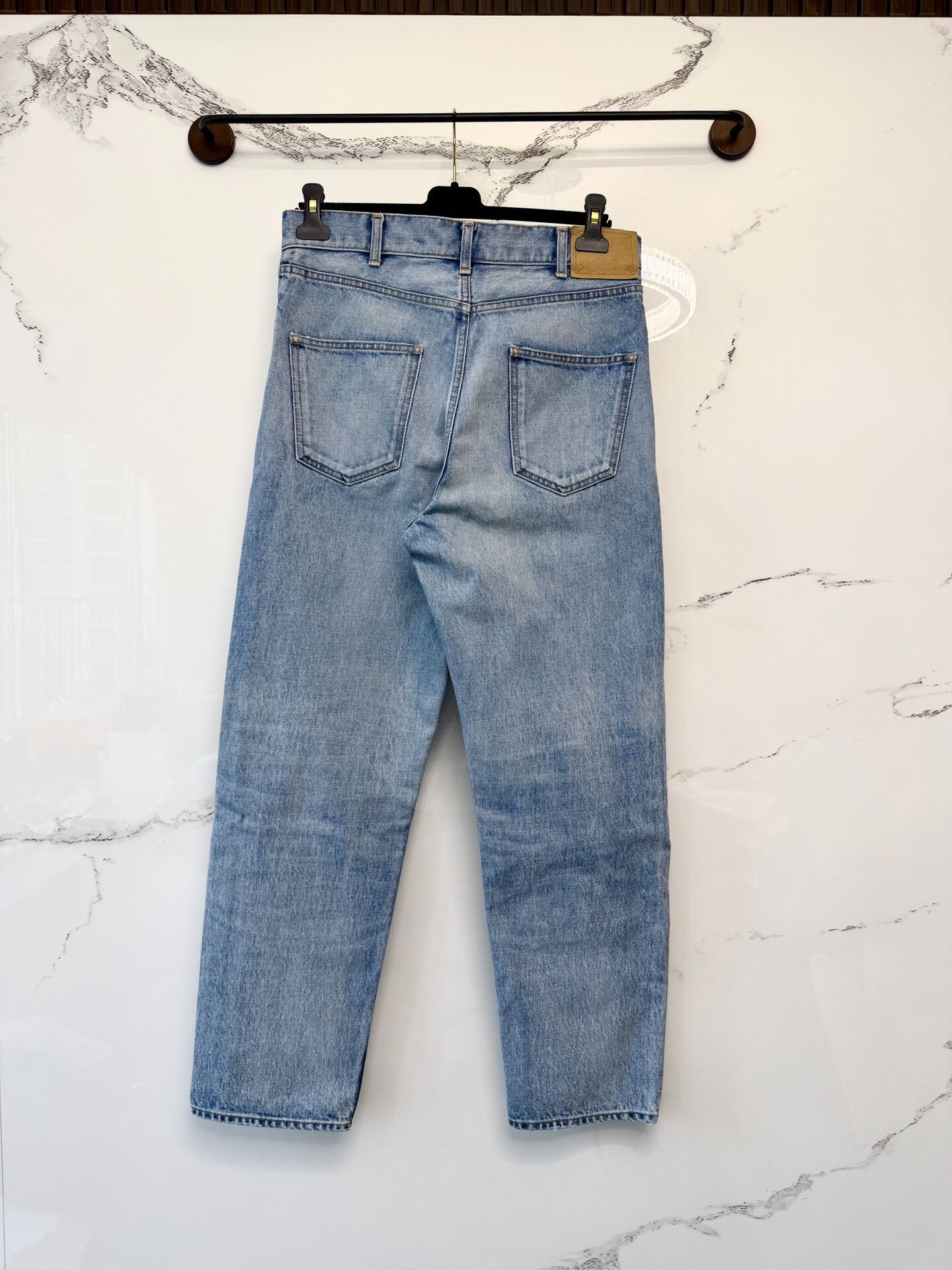 Celine Celine Blue Washed Denim Jeans Size US 29 - 4 Thumbnail