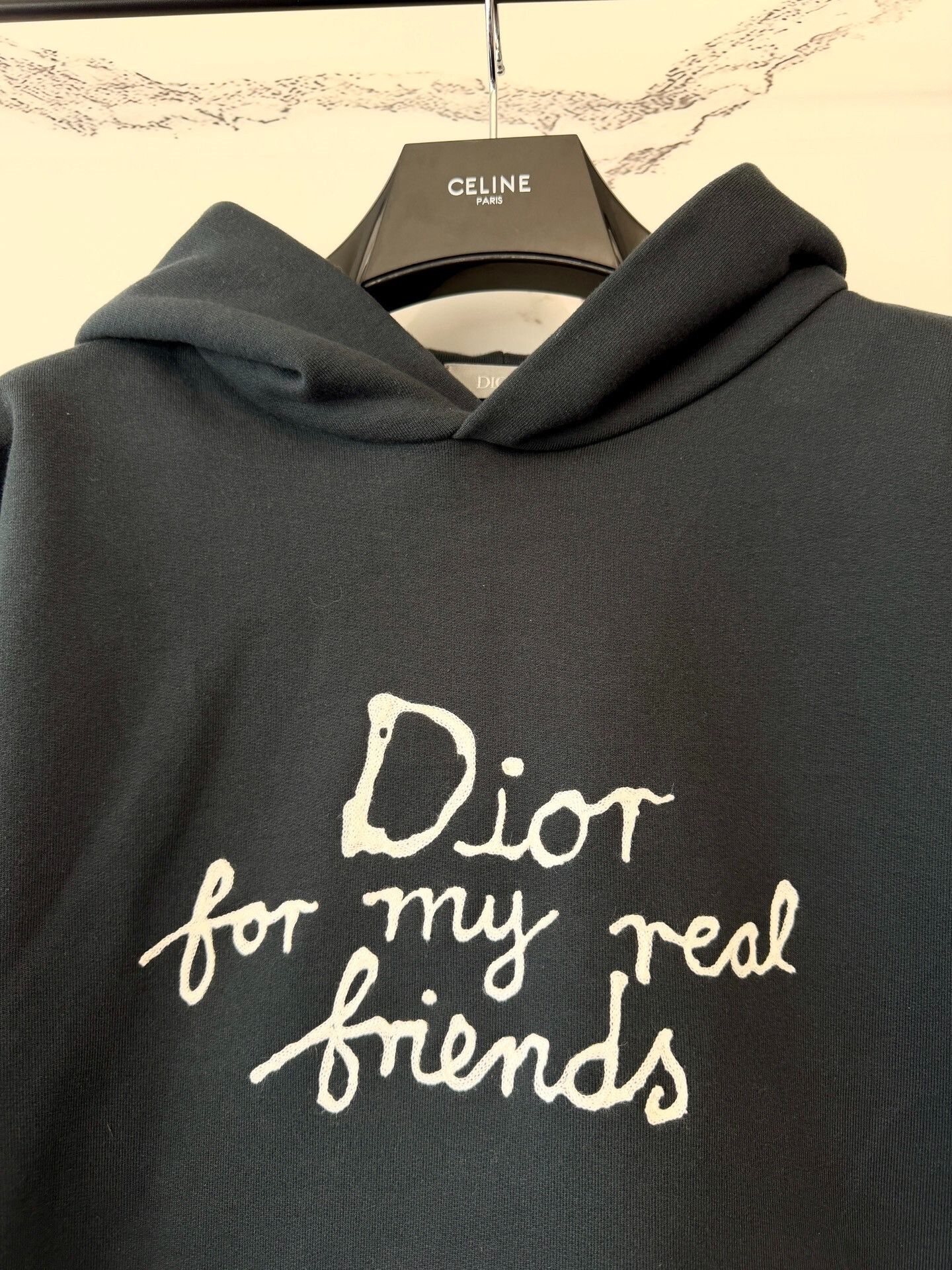 Dior Dior Hylton Embroidered Hoodie Size S Size S / US 4 / IT 40 - 2 Thumbnail