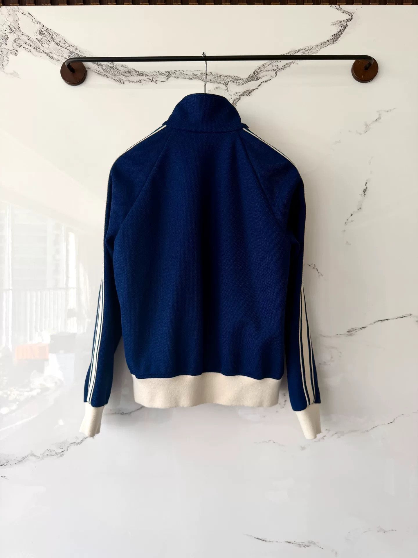 Celine Celine Blue Embroidered Logo Jacket Size US S / EU 44-46 / 1 - 4 Thumbnail