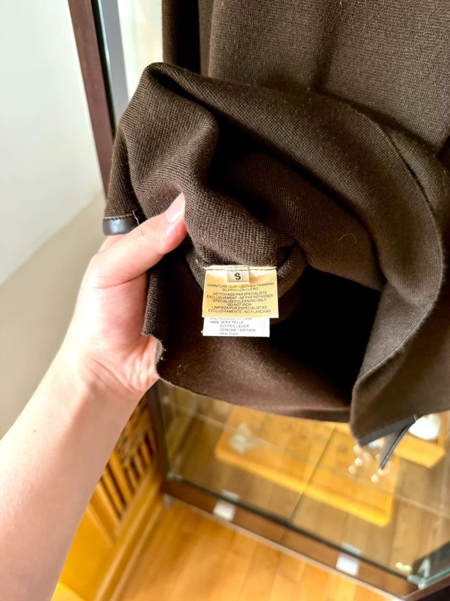 Hermes Hermès Brown Cashmere Knit Sweater Size US S / EU 44-46 / 1 - 5 Thumbnail