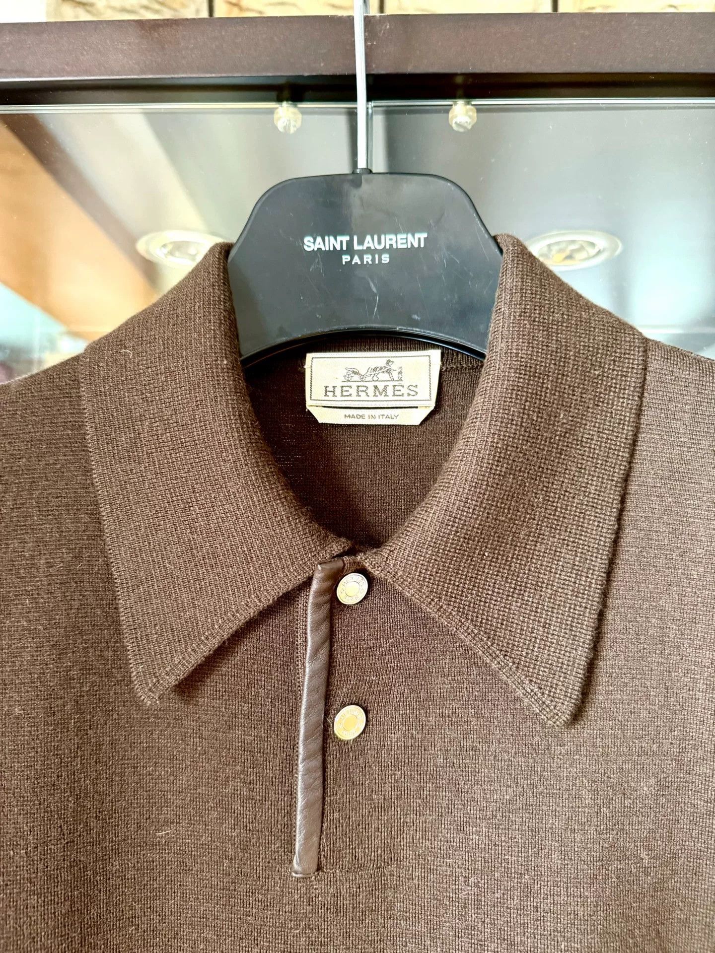 Hermes Hermès Brown Cashmere Knit Sweater Size US S / EU 44-46 / 1 - 3 Thumbnail