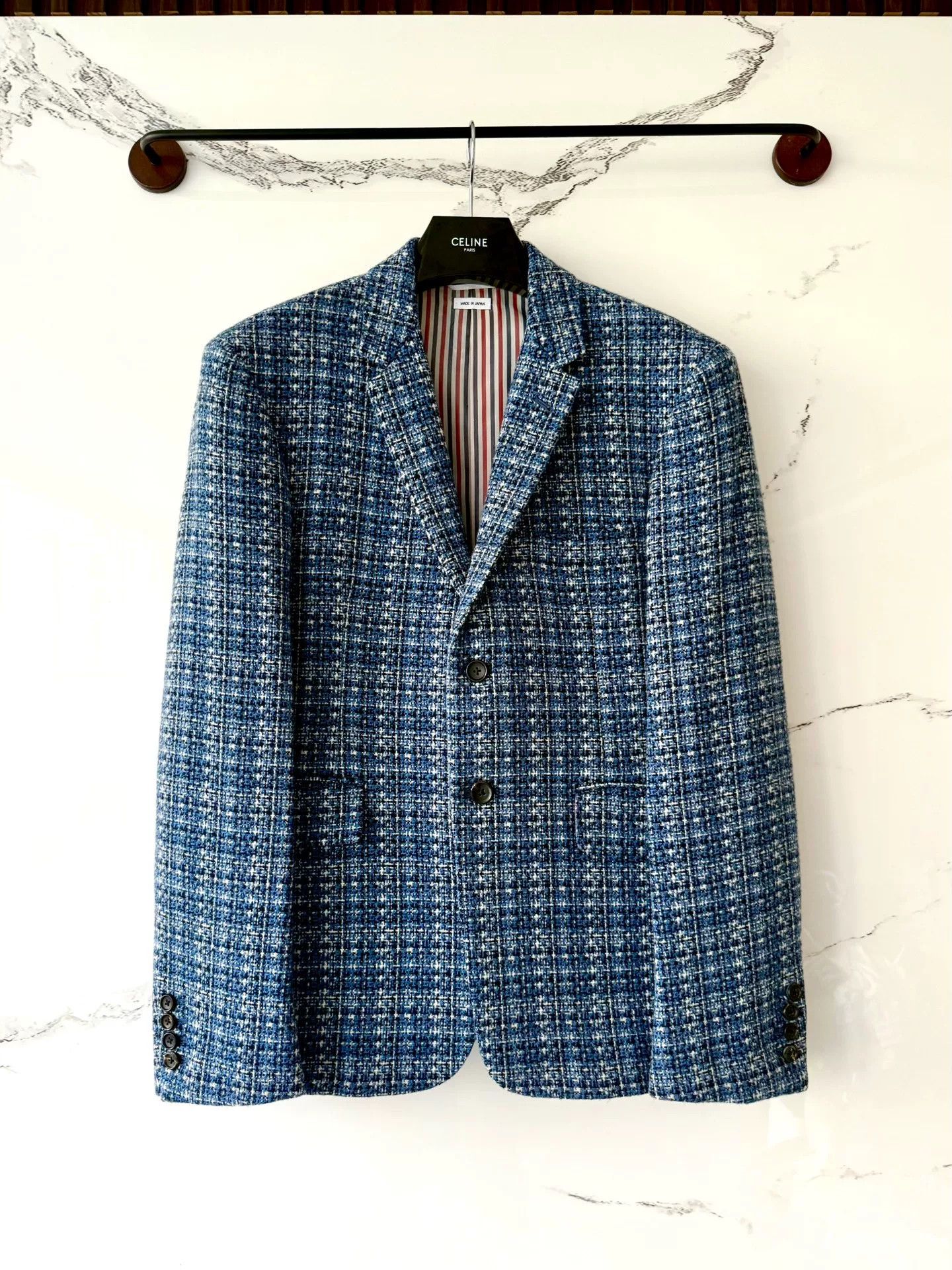 Thom Browne Thom Browne Blue Wool Suit Set Size US S / EU 44-46 / 1 - 3 Thumbnail