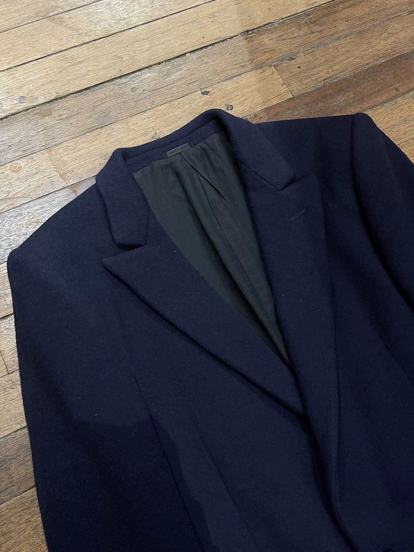 Alexander McQueen Alexander McQueen Leather Wool Blend Coat Size US S / EU 44-46 / 1 - 4 Thumbnail