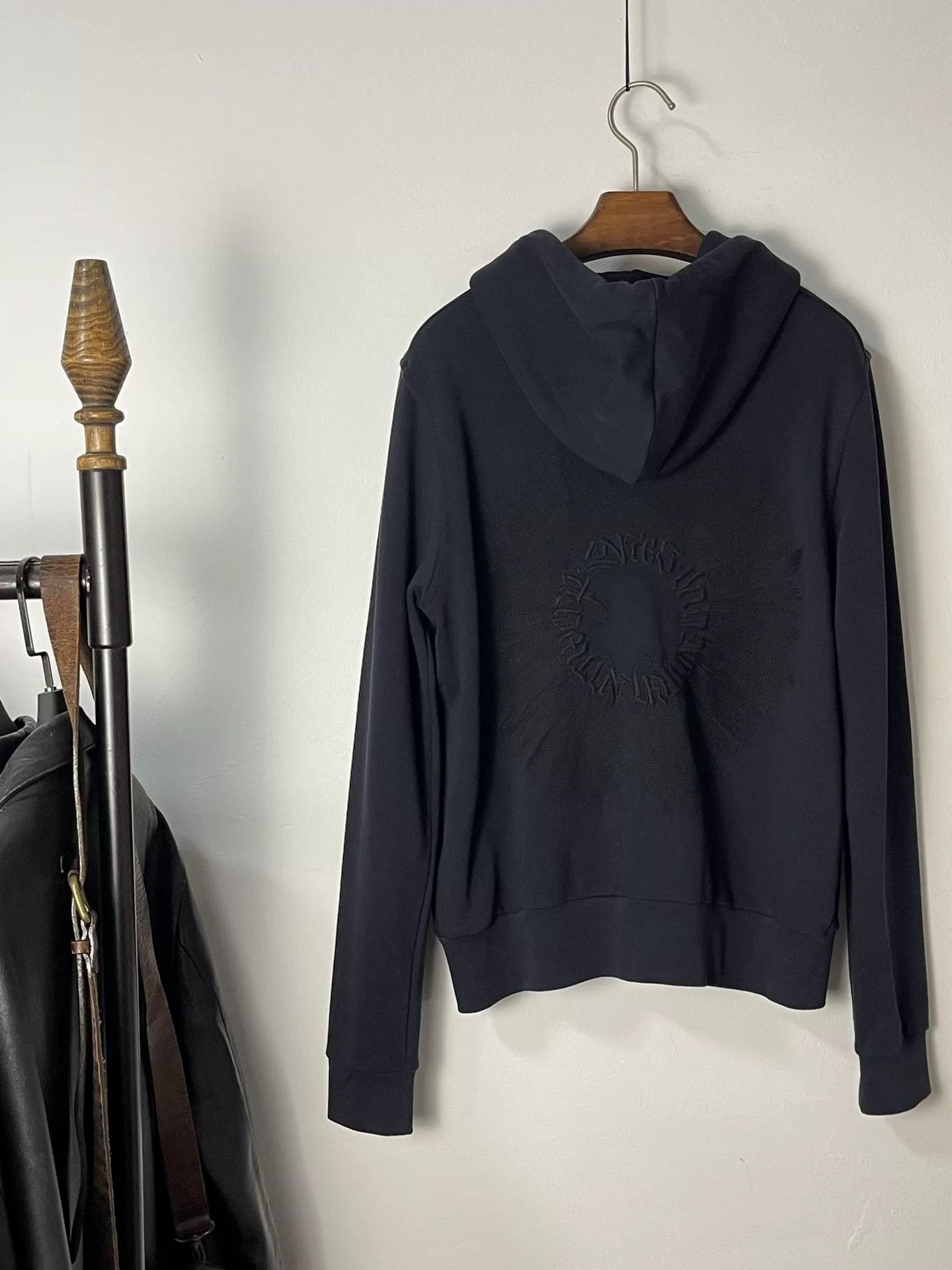 Dries Van Noten Dries Van Noten Black Zip Sweatshirt Jacket Size S / US 4 / IT 40 - 2 Thumbnail