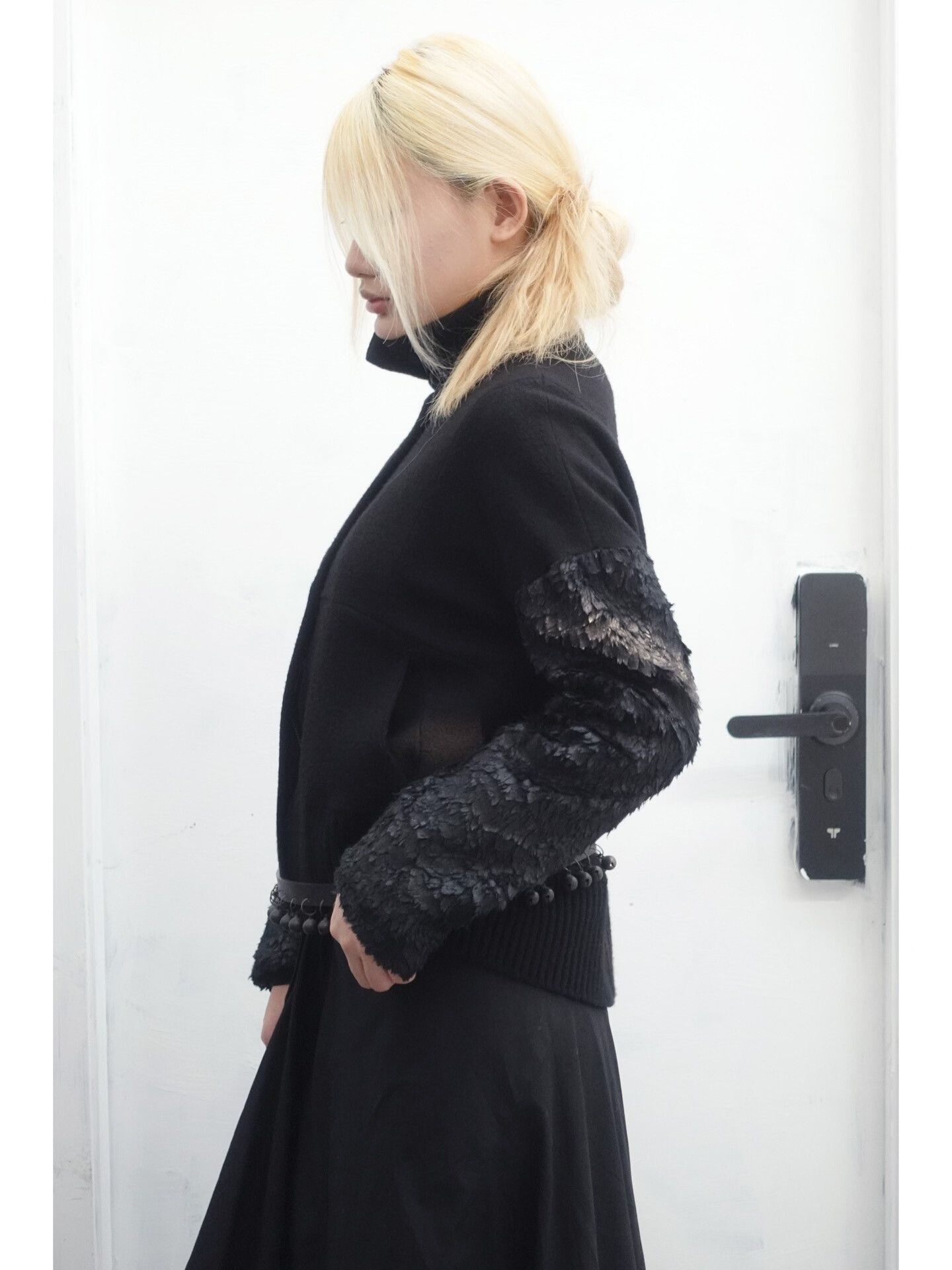 Ann Demeulemeester Ann Demeulemeester Black Feather Jacket Size XS / US 0-2 / IT 36-38 - 2 Thumbnail