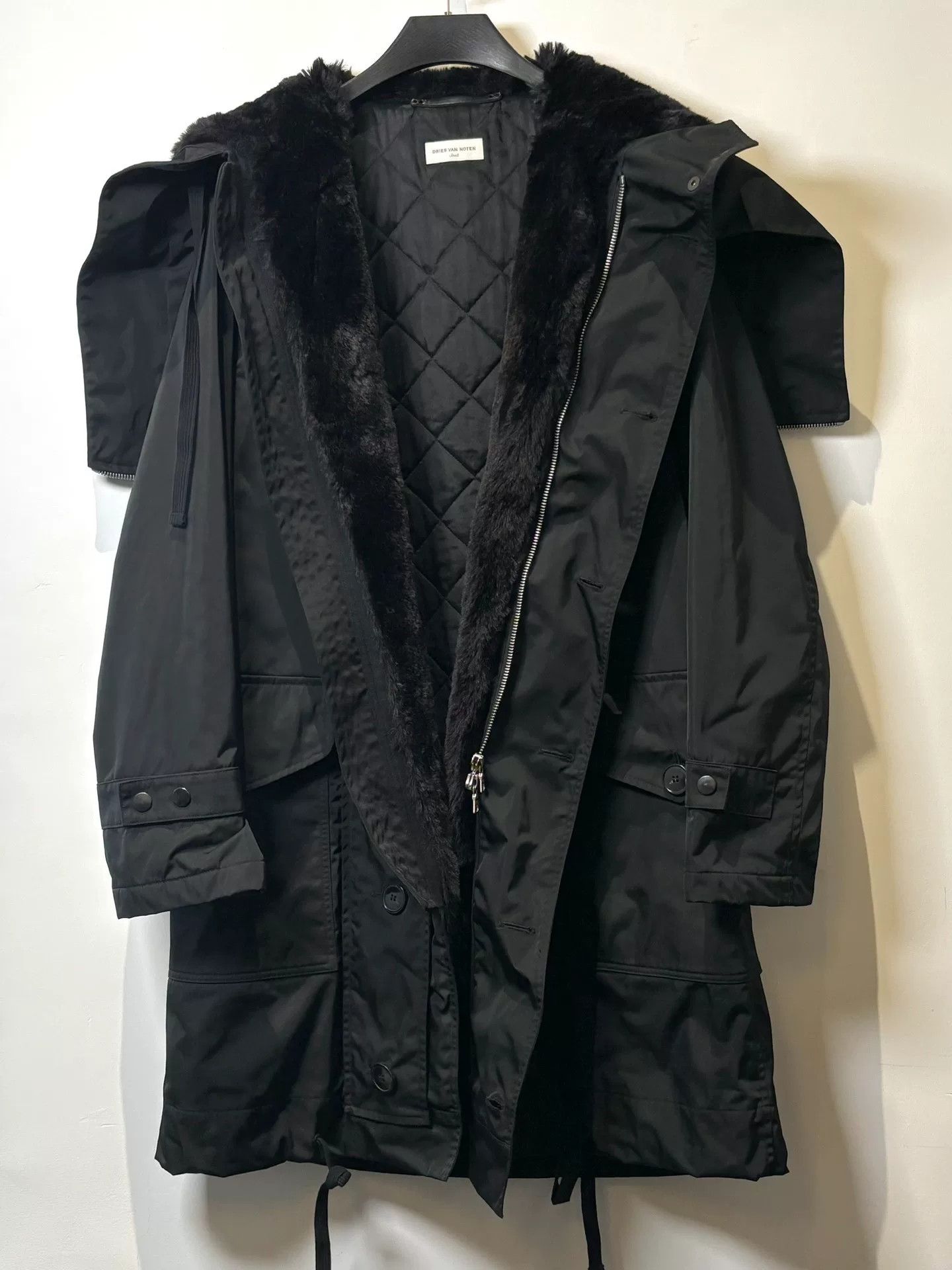 Dries Van Noten Dries Van Noten 2018 Black Panther Parka Size US S / EU 44-46 / 1 - 5 Thumbnail
