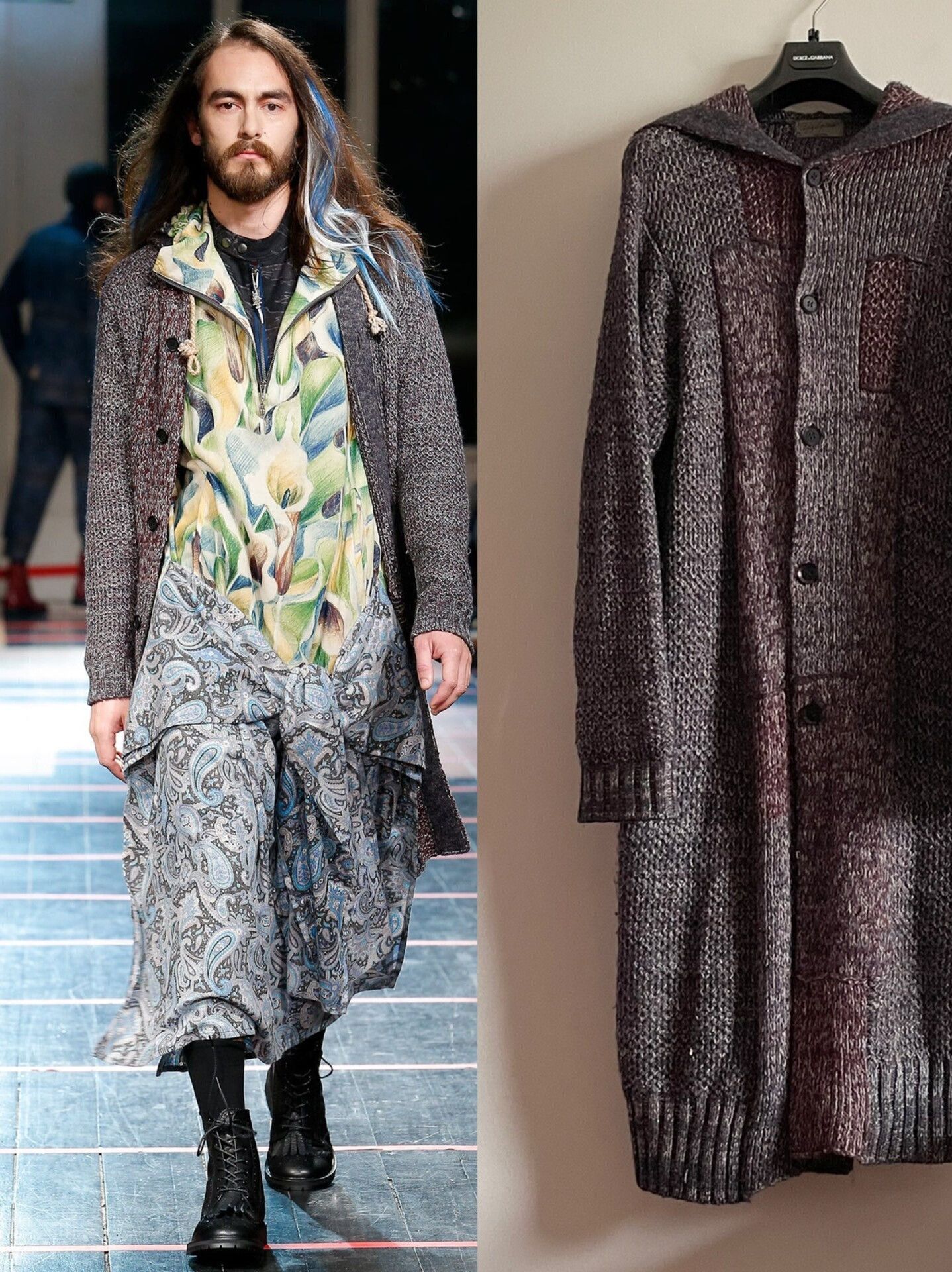 Yohji Yamamoto Yohji Yamamoto PourHomme Knitted Coat Size US L / EU 52-54 / 3 - 2 Thumbnail