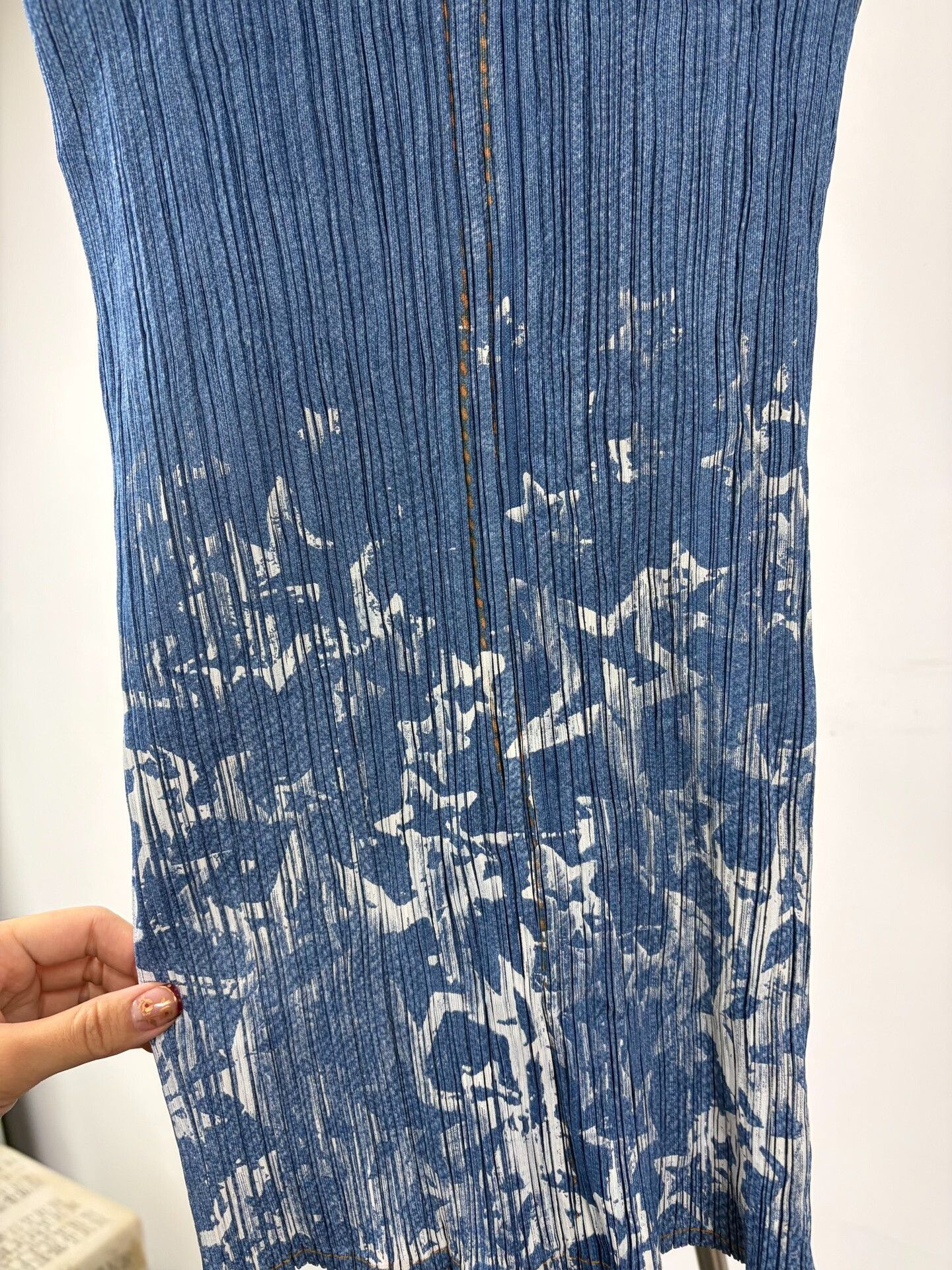 Pleats Please Issey Miyake Pleats Please ISSEY MIYAKE Denim Top Size XL / US 12-14 / IT 48-50 - 3 Thumbnail