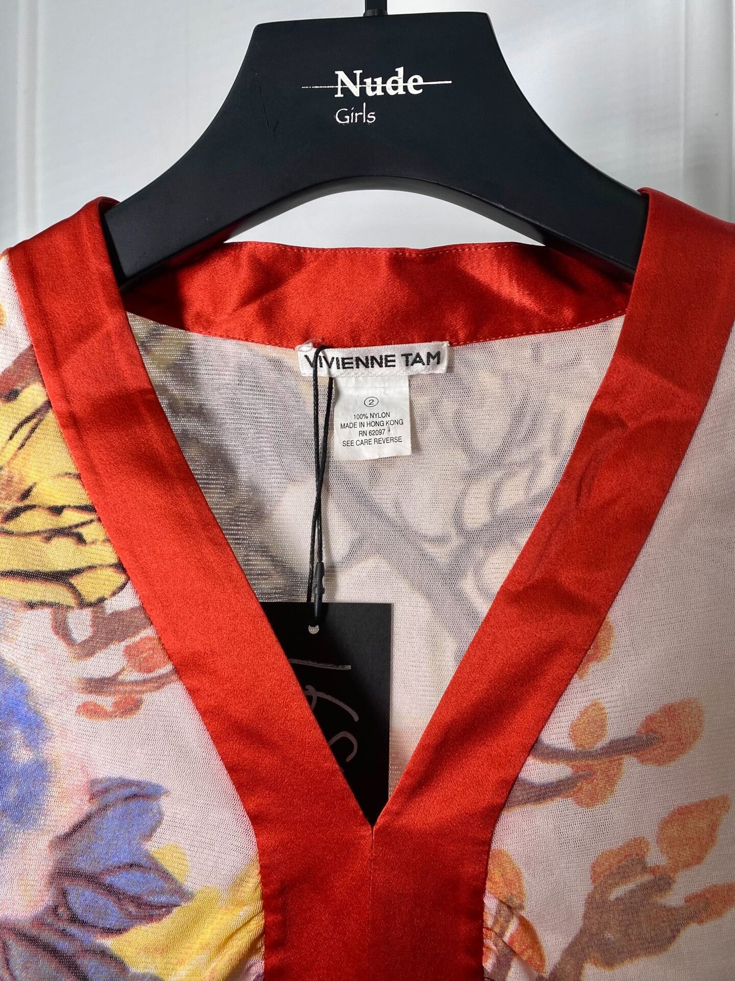 Vivienne Tam Vivienne Tam Floral Print Sheer Top Size M / US 6-8 / IT 42-44 - 3 Thumbnail