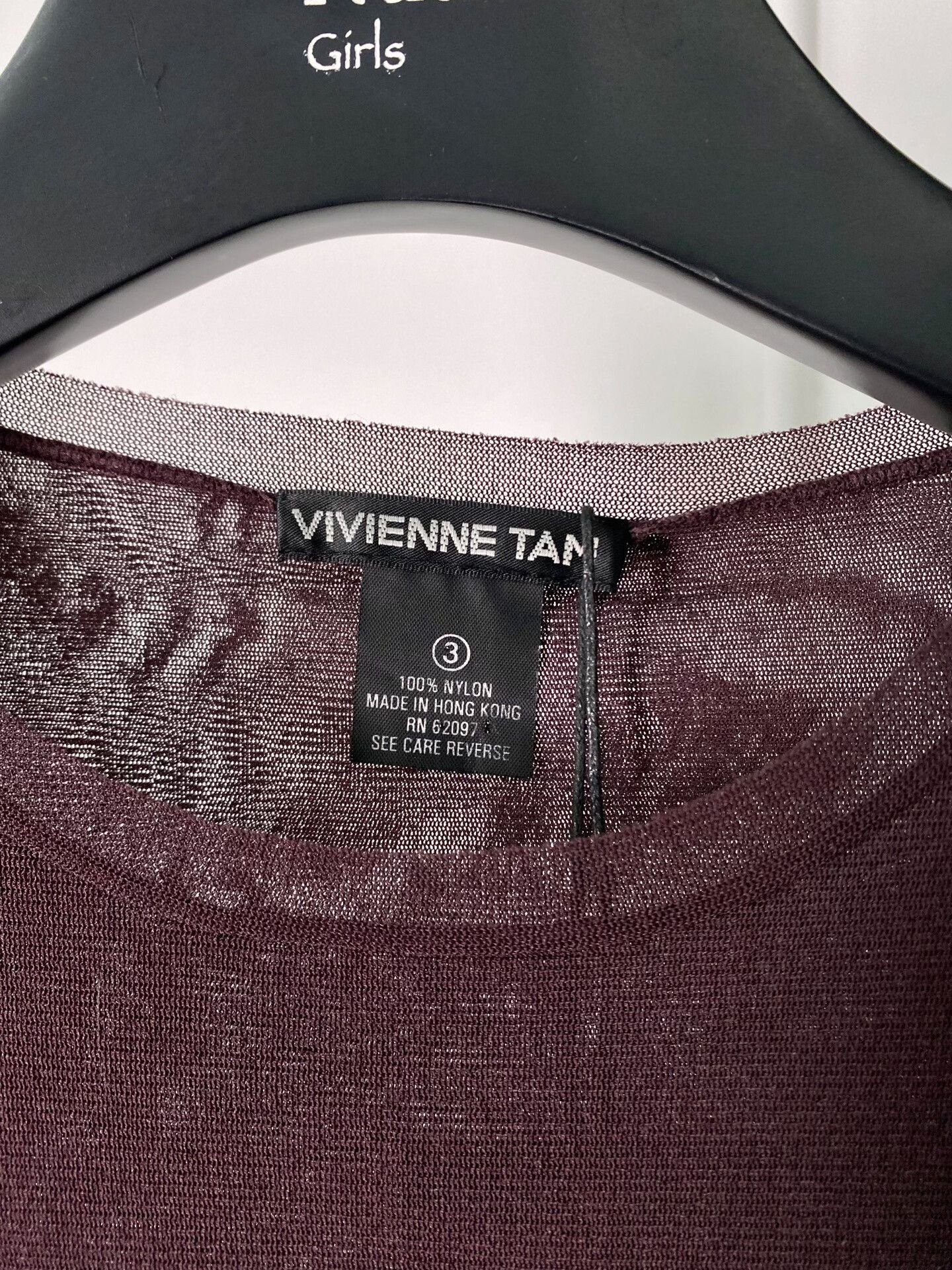 Vivienne Tam Vivienne Tam Sheer Jersey Top Size L / US 10 / IT 46 - 2 Thumbnail
