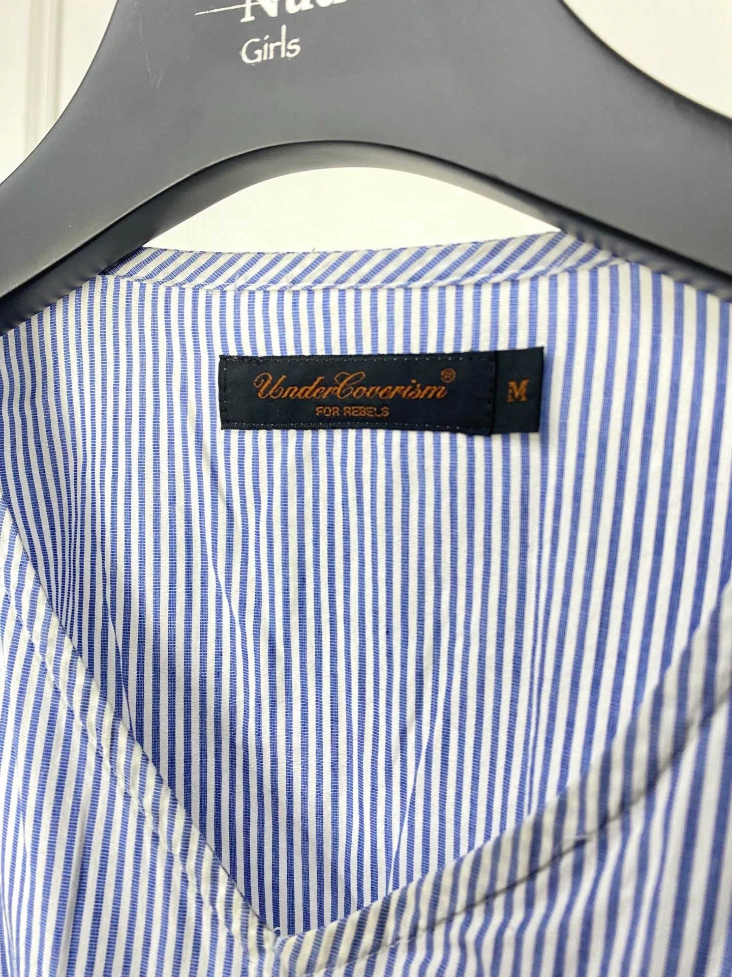 Comme des Garcons Striped Graphic Long Sleeve Shirt Size US L / EU 52-54 / 3 - 2 Thumbnail