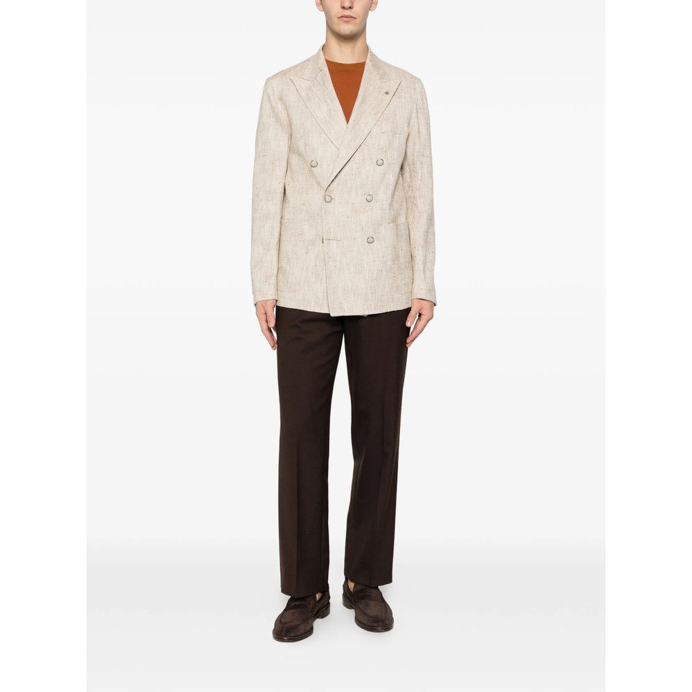 Tagliatore Tagliatore NEUTRALS Jackets - Blazers Size US L / EU 52-54 / 3 - 2 Thumbnail
