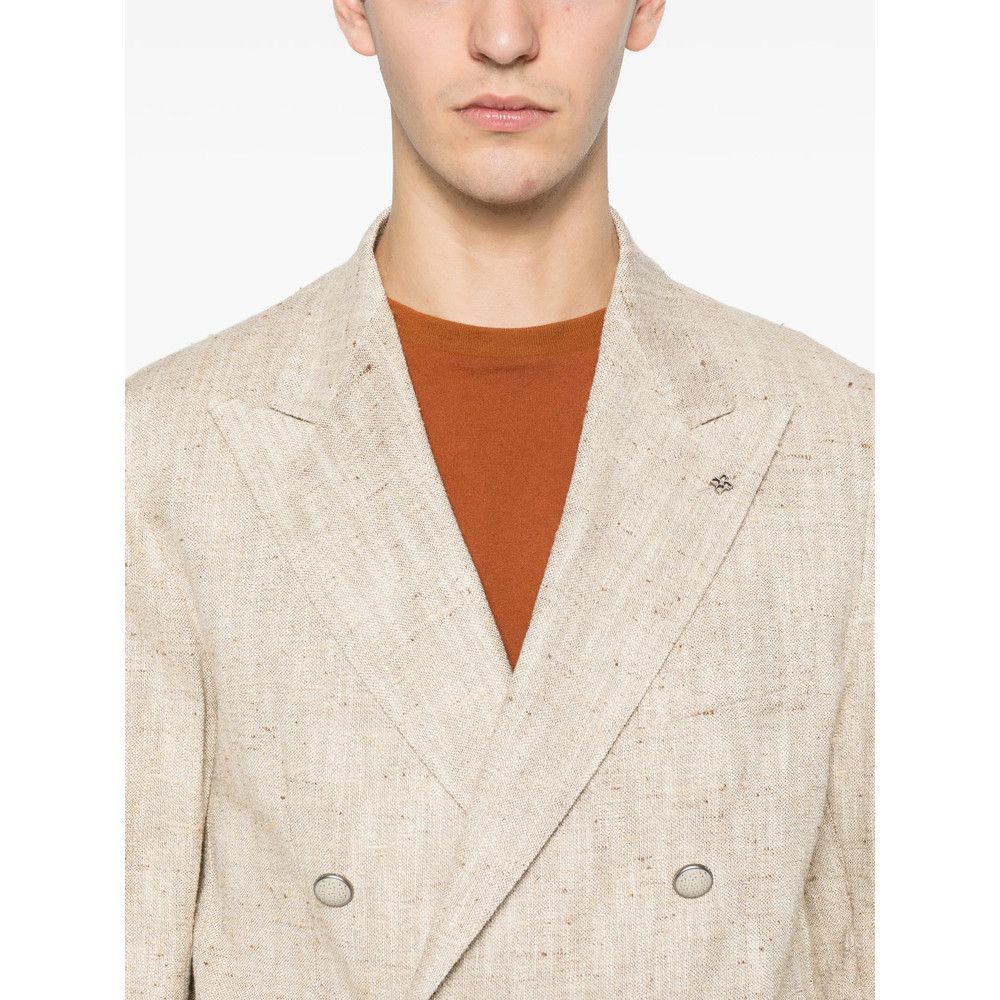 Tagliatore Tagliatore NEUTRALS Jackets - Blazers Size US L / EU 52-54 / 3 - 4 Thumbnail