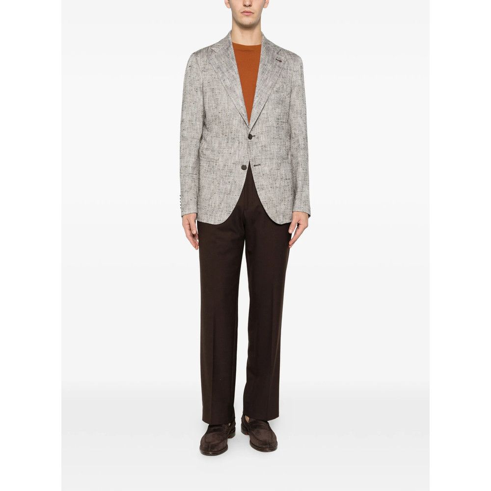 Tagliatore Tagliatore GREY Jackets - Blazers Size US L / EU 52-54 / 3 - 2 Thumbnail