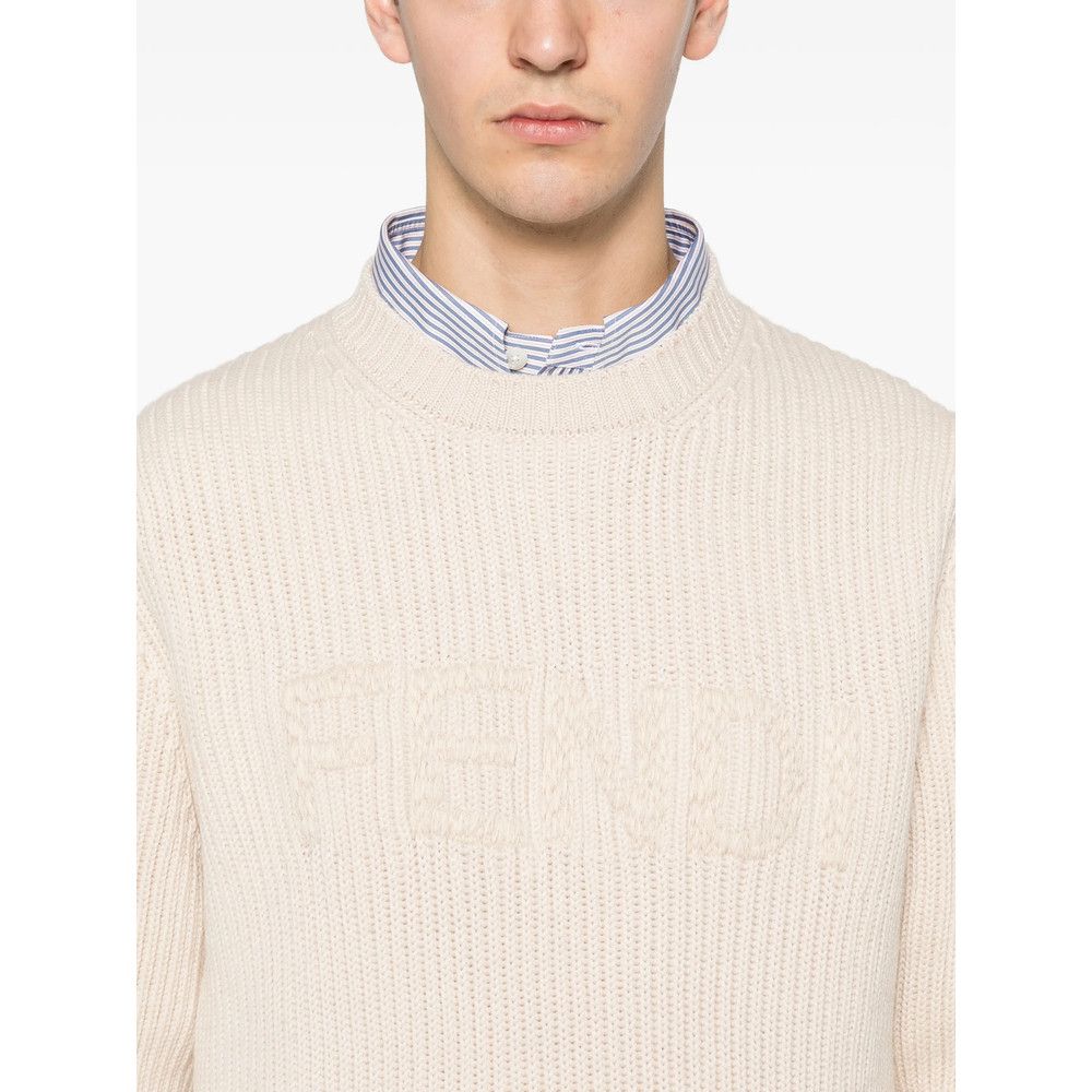 Fendi Fendi NEUTRALS Sweaters & Knitwear - Jumpers Size US L / EU 52-54 / 3 - 5 Thumbnail