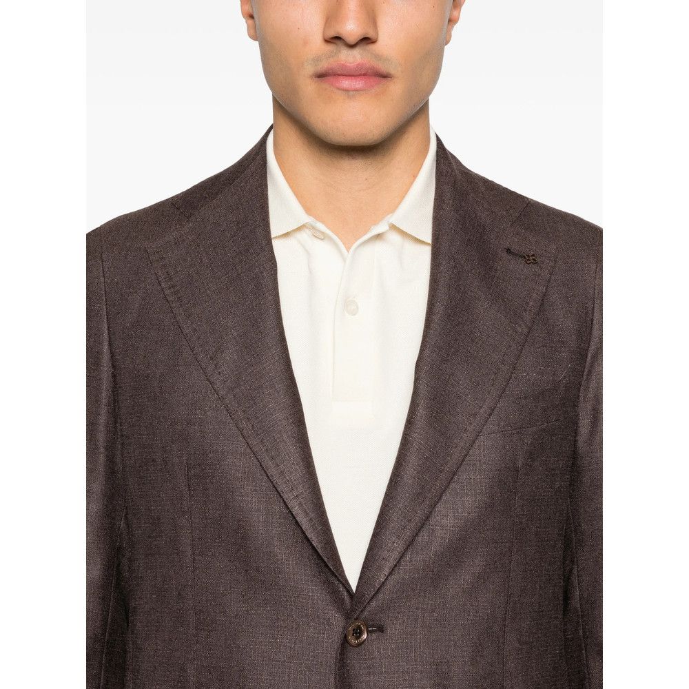 Tagliatore Tagliatore BROWN Jackets - Blazers Size US M / EU 48-50 / 2 - 2 Thumbnail