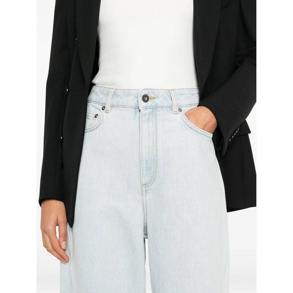 Givenchy Givenchy BLUE Denim - Wide-Leg Jeans Size 25" / US 0 / IT 36 - 2 Thumbnail