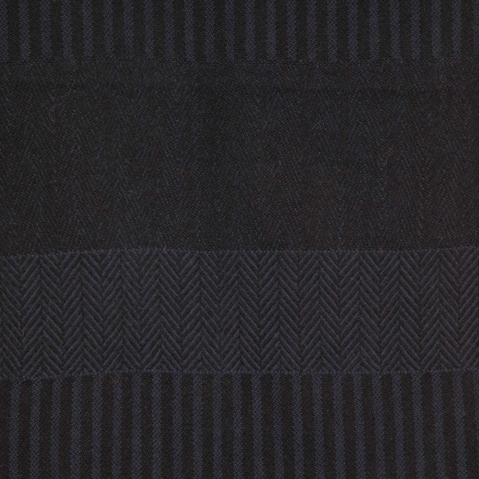 Fendi Black & Navy Wool Scarf Size ONE SIZE - 4 Thumbnail