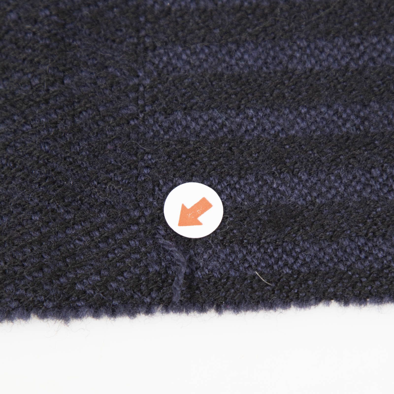 Fendi Black & Navy Wool Scarf Size ONE SIZE - 6 Thumbnail