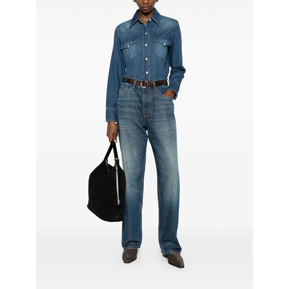 A.P.C. A.p.c. BLUE Tops - Shirts Size S / US 4 / IT 40 - 4 Thumbnail