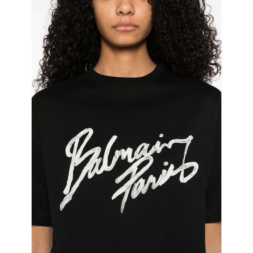 Balmain Balmain BLACK Tops - T-shirts & Jerseys Size XS / US 0-2 / IT 36-38 - 5 Thumbnail