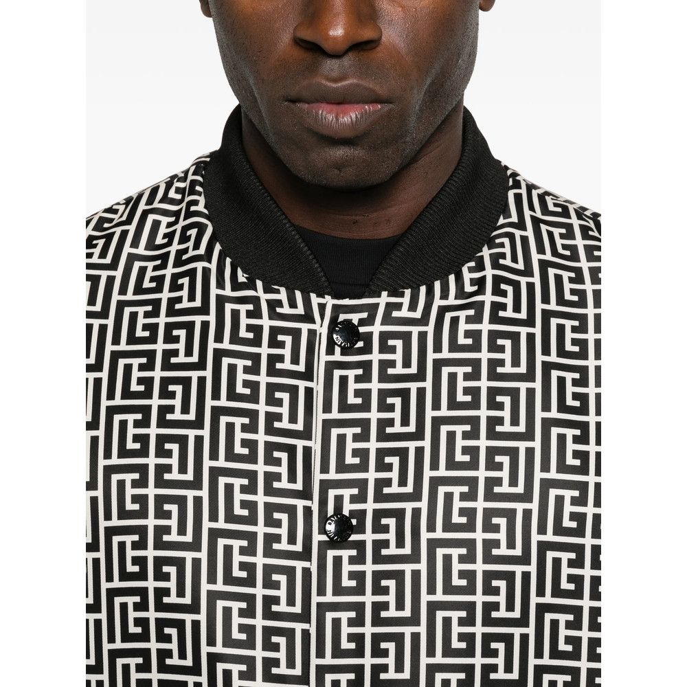 Balmain Balmain WHITE Jackets - Bomber Jackets Size US L / EU 52-54 / 3 - 5 Thumbnail