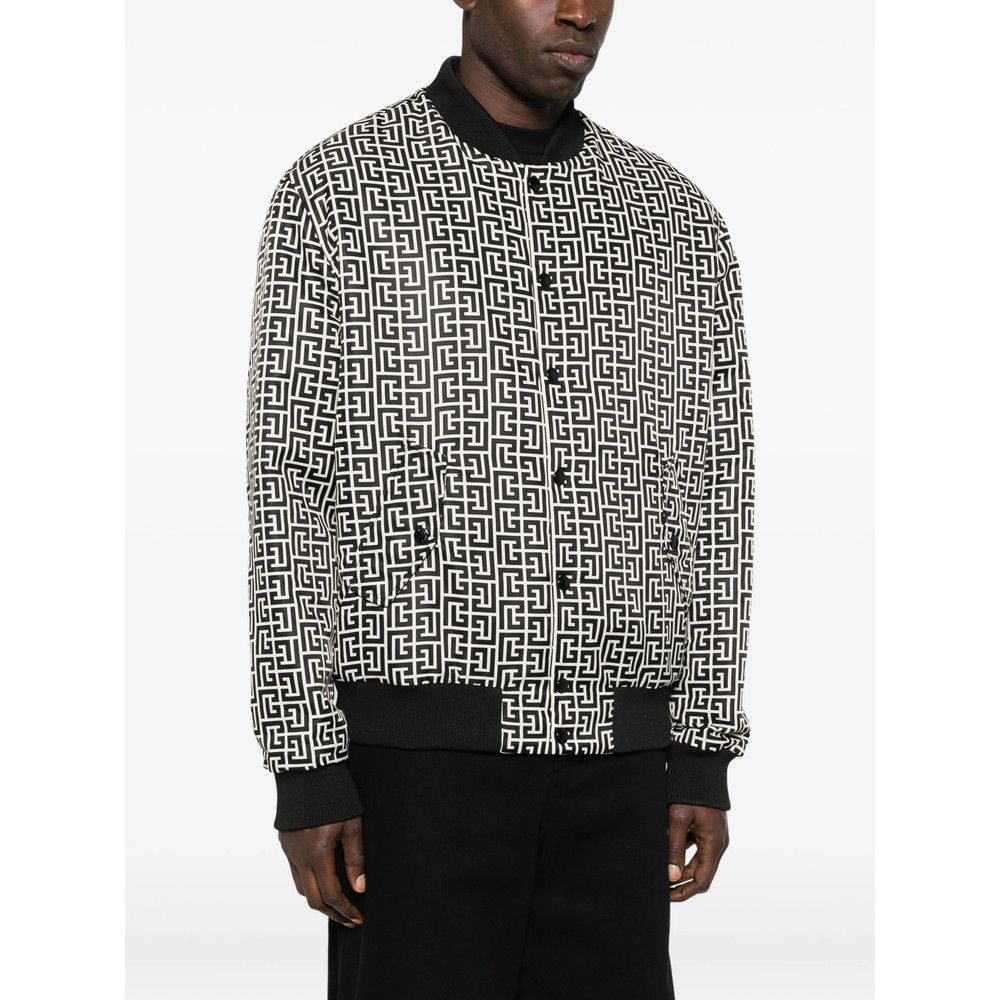 Balmain Balmain WHITE Jackets - Bomber Jackets Size US L / EU 52-54 / 3 - 3 Thumbnail