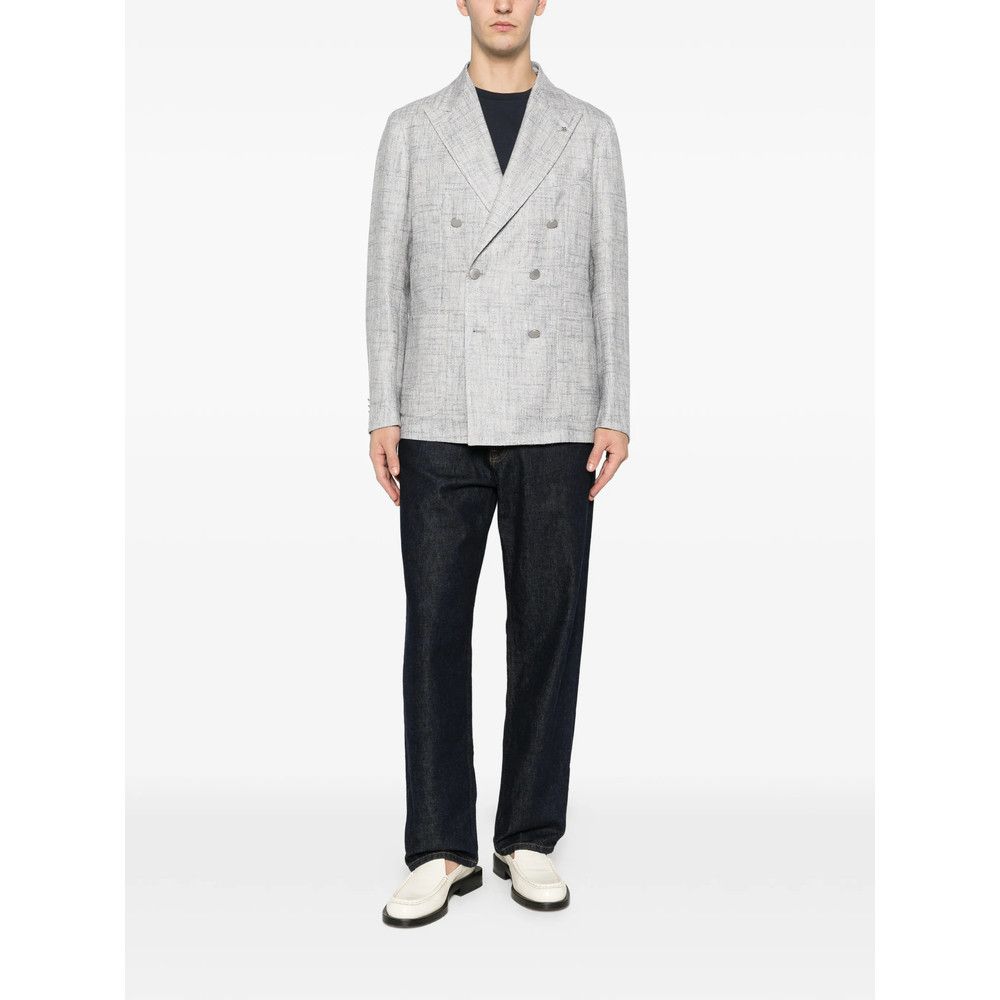 Tagliatore Tagliatore GREY Jackets - Blazers Size US L / EU 52-54 / 3 - 4 Thumbnail