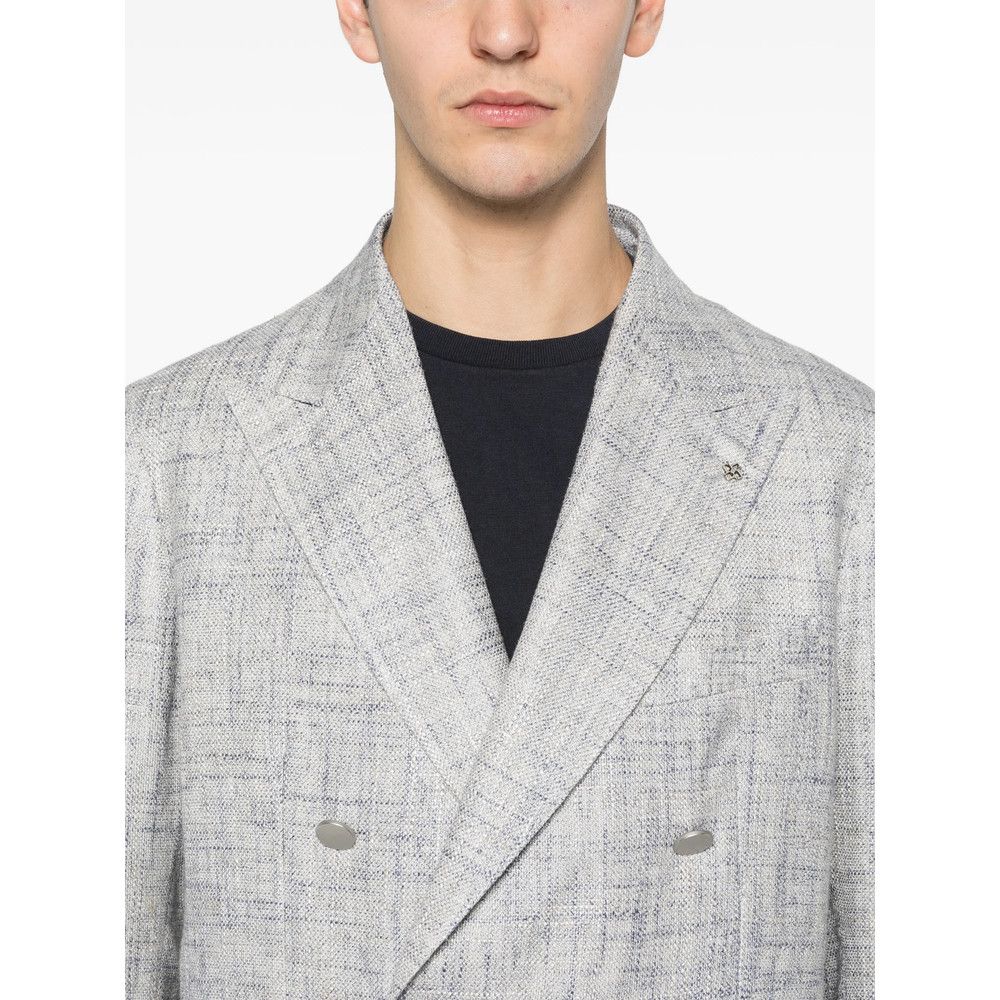Tagliatore Tagliatore GREY Jackets - Blazers Size US L / EU 52-54 / 3 - 2 Thumbnail
