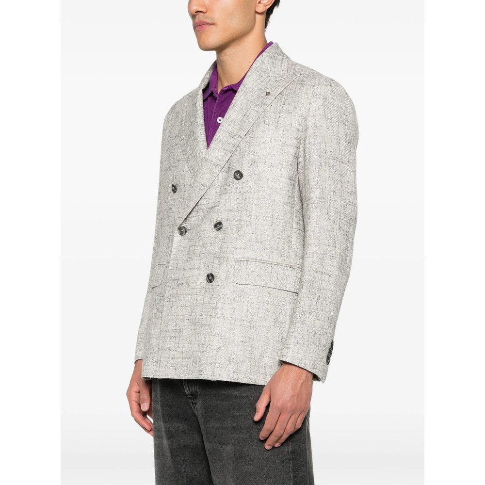 Tagliatore Tagliatore GREY Jackets - Blazers Size US M / EU 48-50 / 2 - 3 Thumbnail