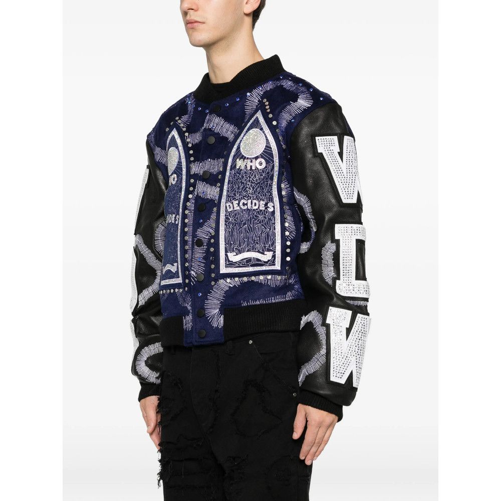Who Decides War Who Decides War BLUE Jackets - Bomber Jackets Size US L / EU 52-54 / 3 - 4 Thumbnail