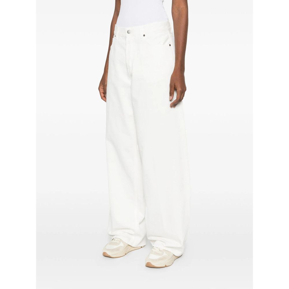 Haikure Haikure WHITE Denim - Wide-Leg Jeans Size 27" / US 4 / IT 40 - 2 Thumbnail