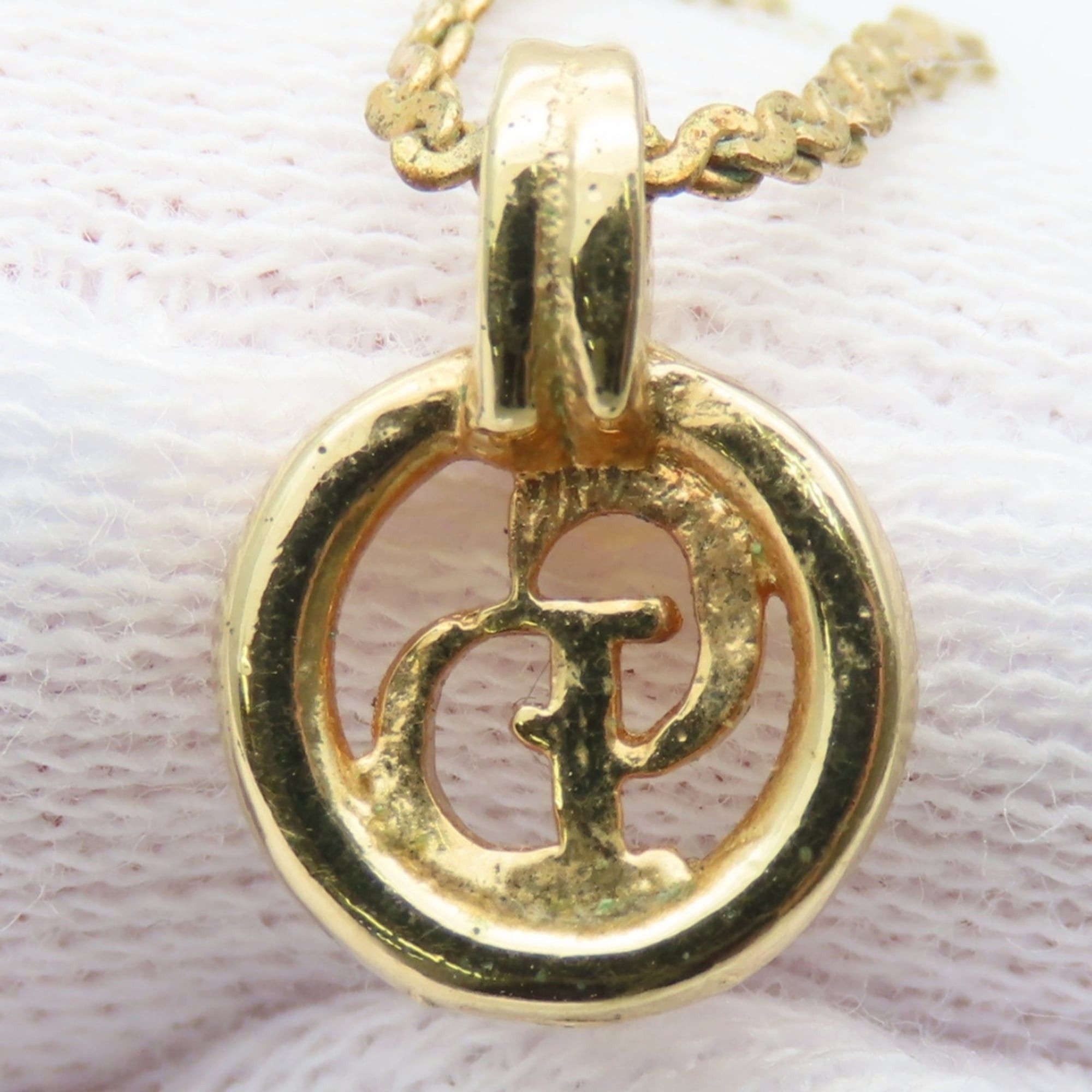 Dior Christian Dior necklace in gold-plated metal with a CD logo. Women's. Size ONE SIZE - 6 Thumbnail