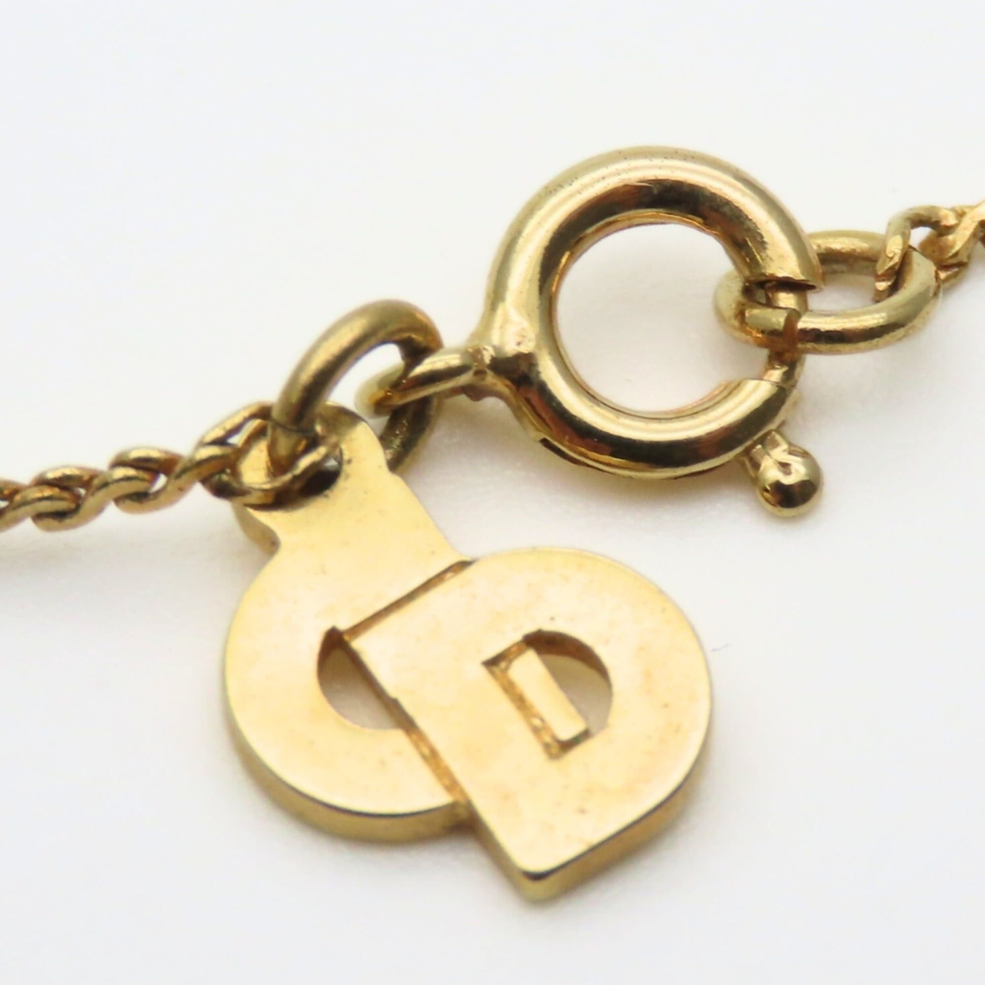 Dior Christian Dior necklace in gold-plated metal with a CD logo. Women's. Size ONE SIZE - 9 Thumbnail