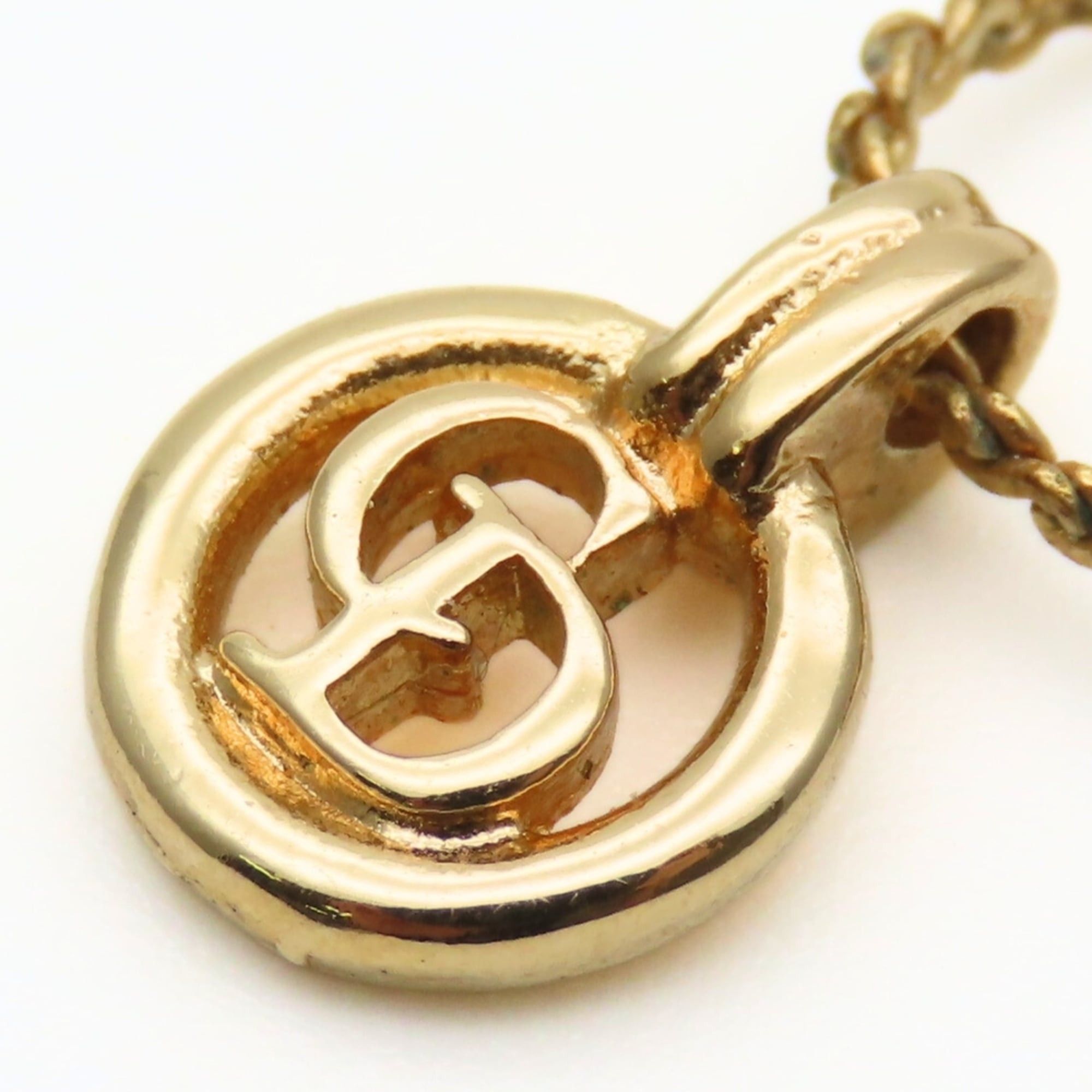 Dior Christian Dior necklace in gold-plated metal with a CD logo. Women's. Size ONE SIZE - 4 Thumbnail